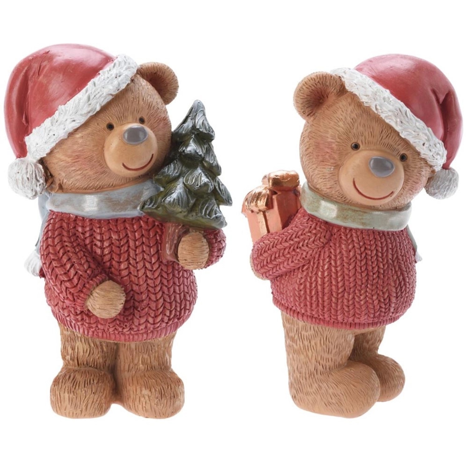 Figurka MIŚ ŚWIĄTECZNY, mix - 7,5x13 cm