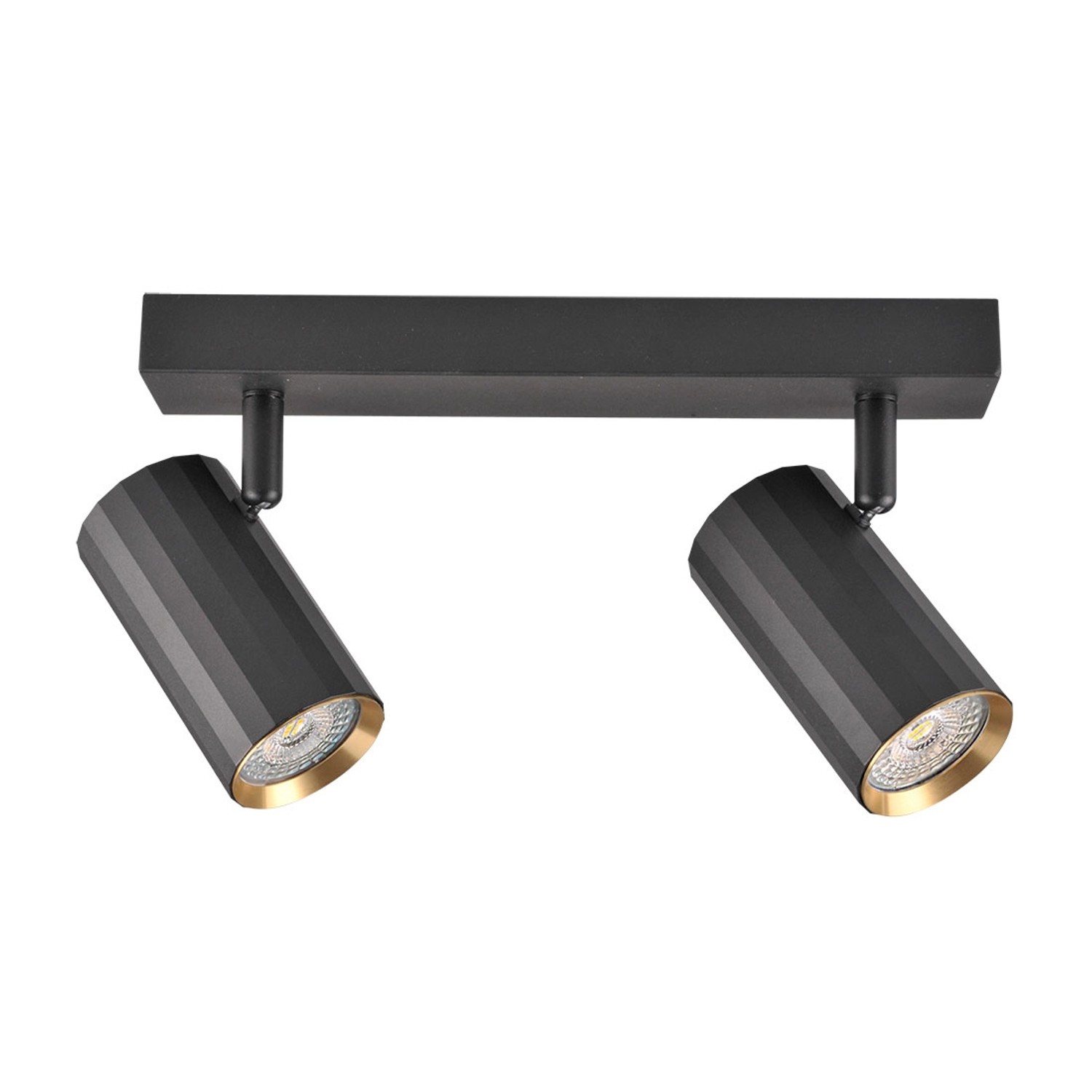 Goldlux Listwa NICEA 2xGU10 czarno-złota