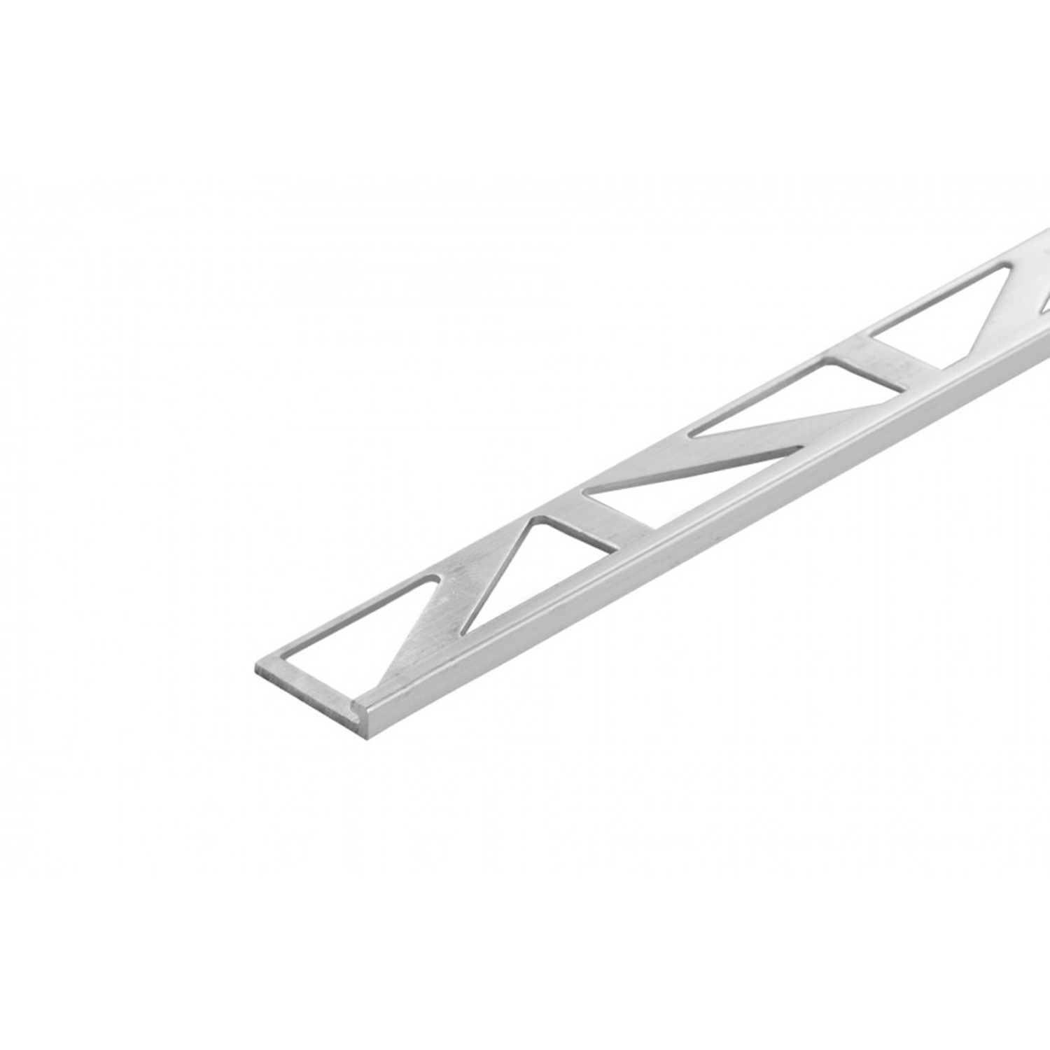 Cezar Profil aluminiowy do glazury narożny naturalny 3,5x1x2500 mm