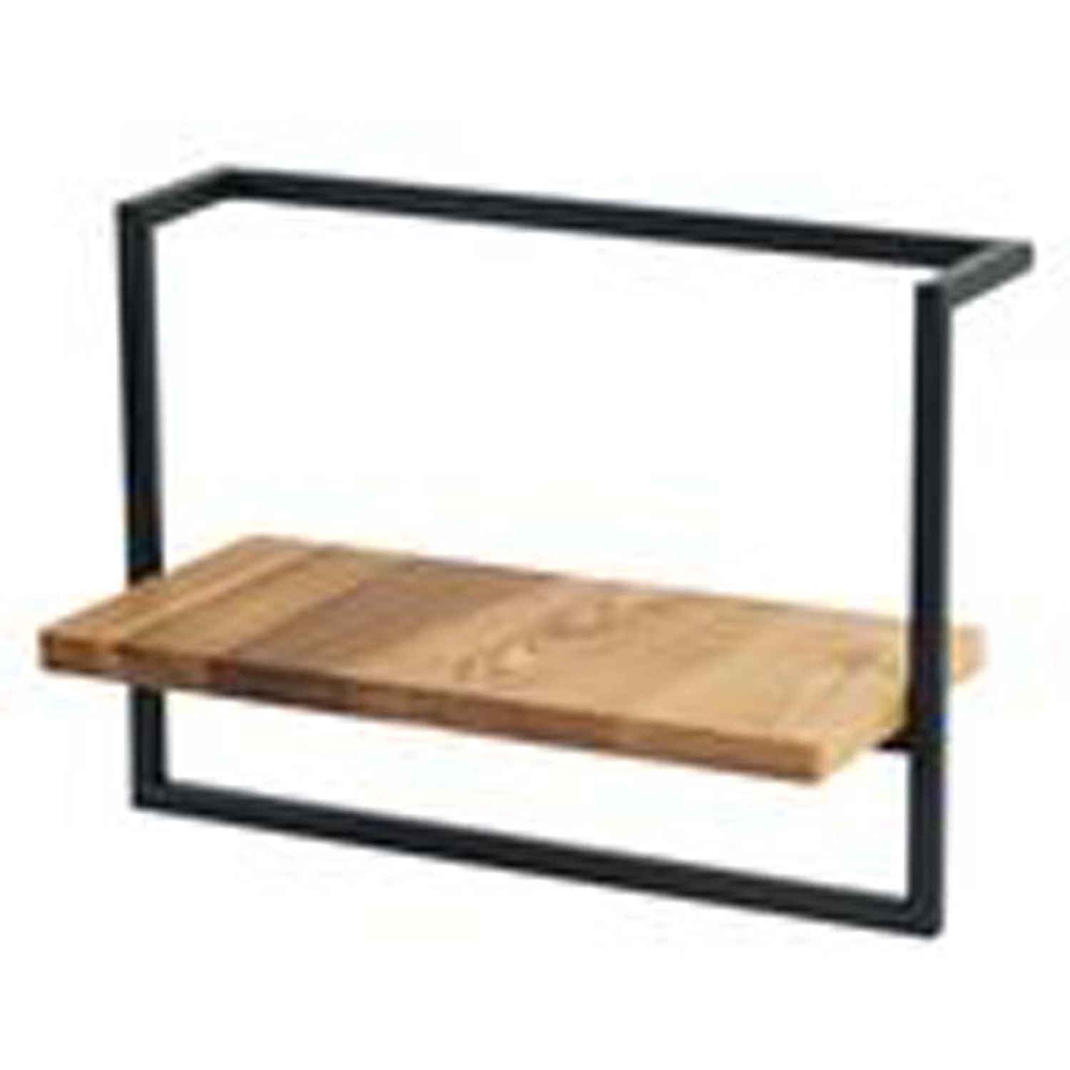 Kwietnik wiszący Nesle M czarny dąb - 43 x 20 x 30 cm