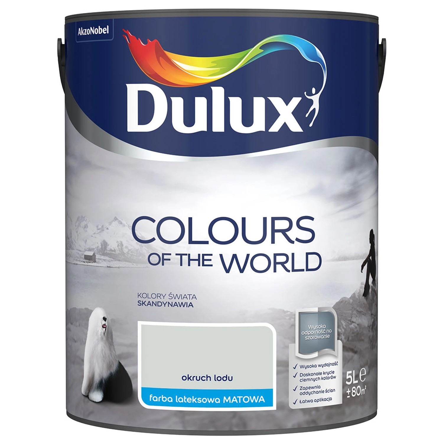 Farba Dulux Kolory Świata okruch lodu 5 l