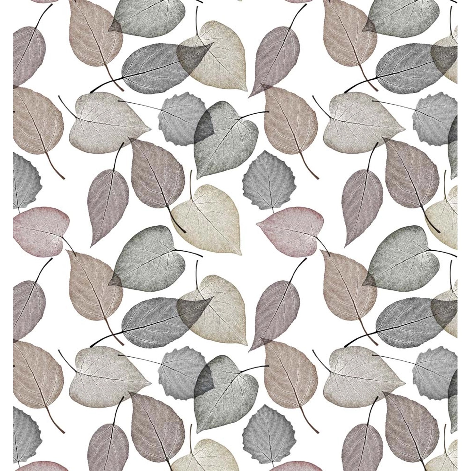 Zasłonka prysznicowa Basic Platan liście