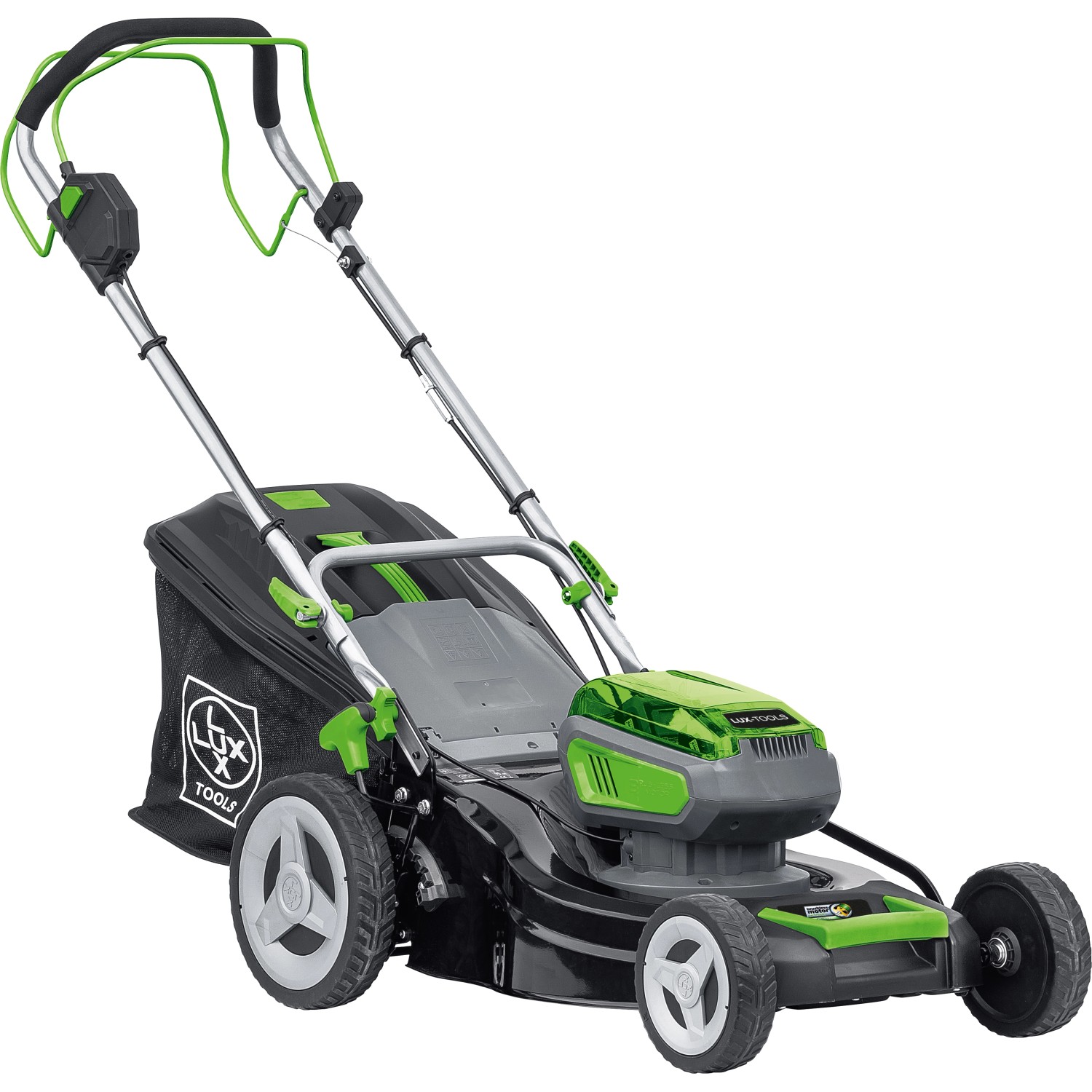 LUX-Tools Kosiarka akumulatorowa z napędem 2x20V