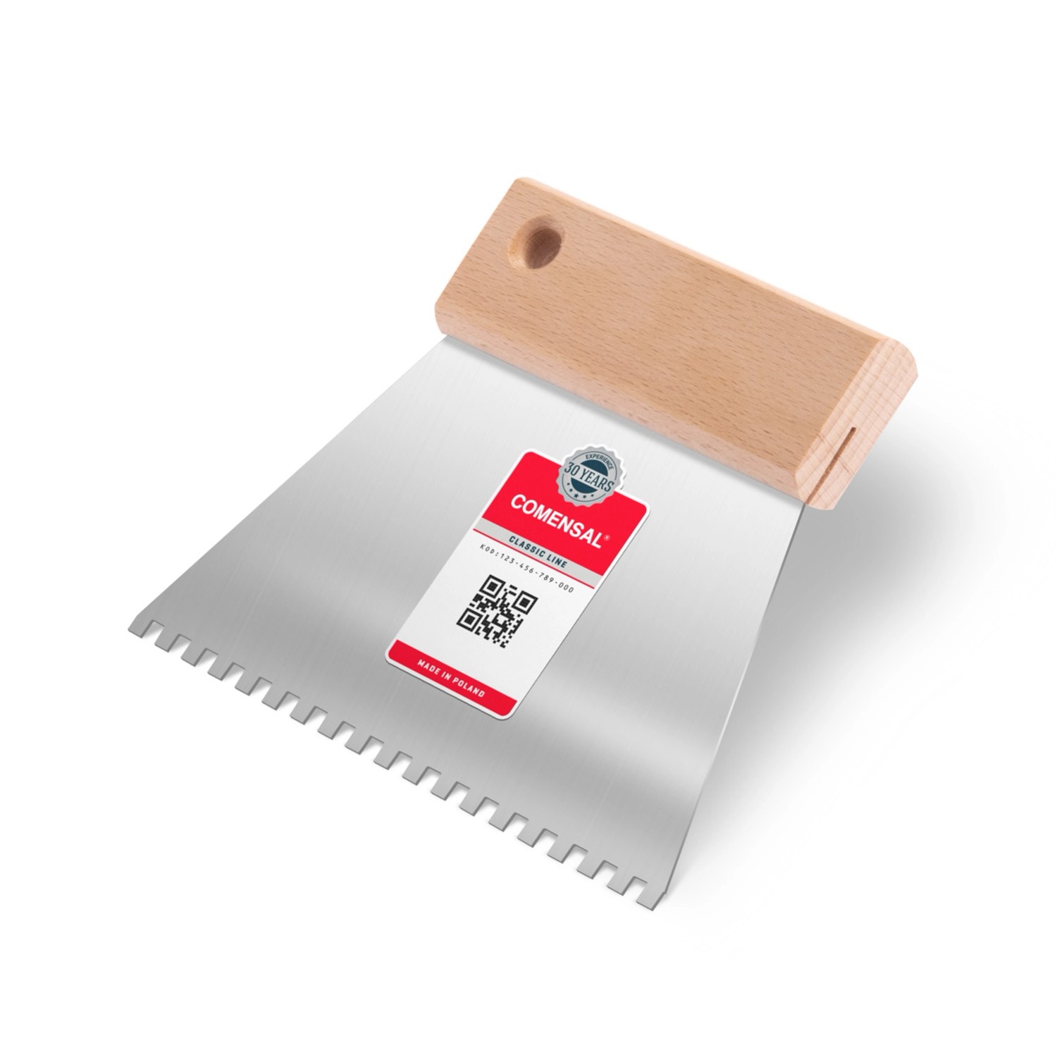 Comensal Szpachla do kleju 15 cm ząb 4 mm x 4 mm