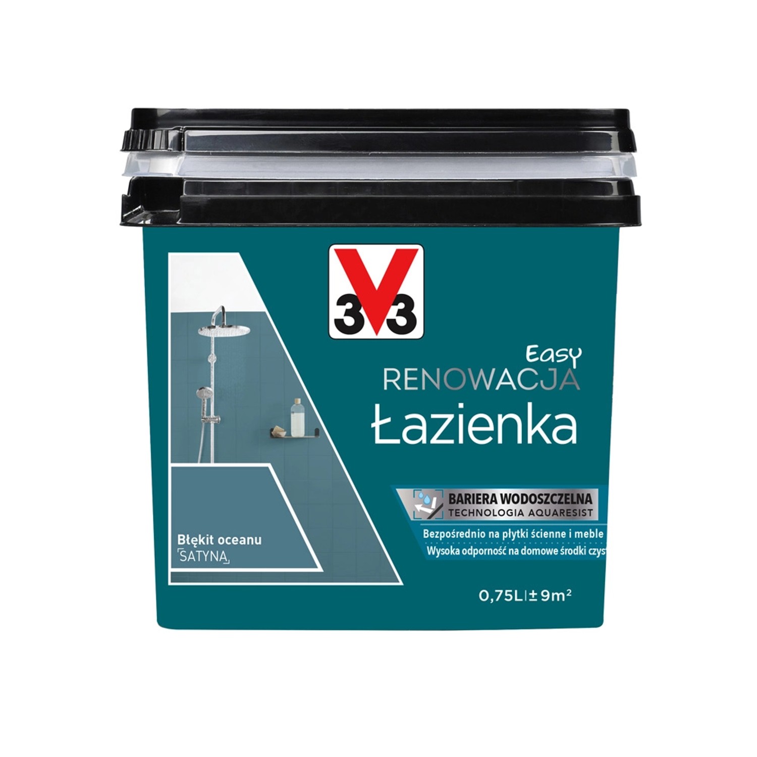 Farba V33 Easy Renowacja Łazienka błękit oceanu 750 ml