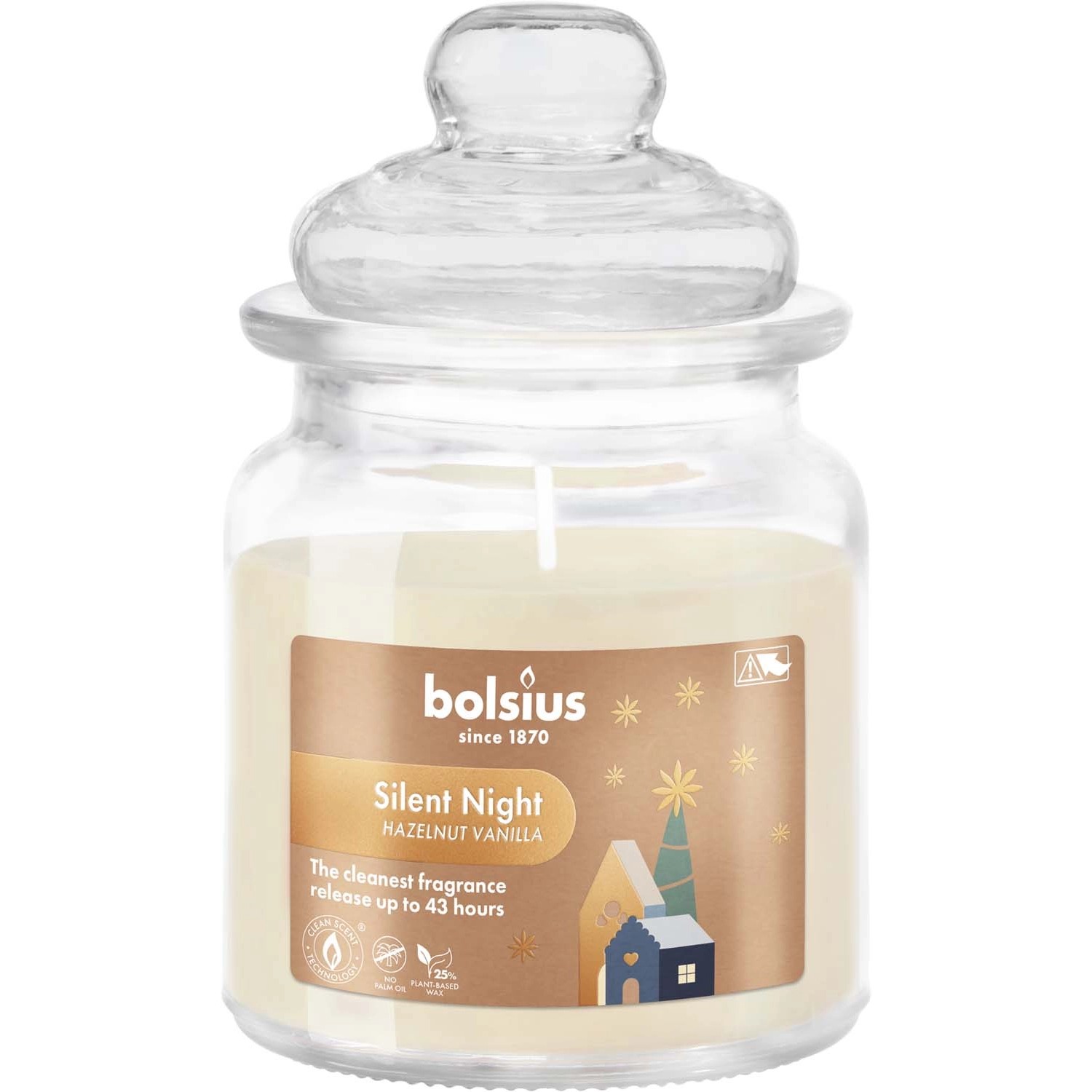 Bolsius Świeca zapachowa Silent Night 13 x 7,9 cm