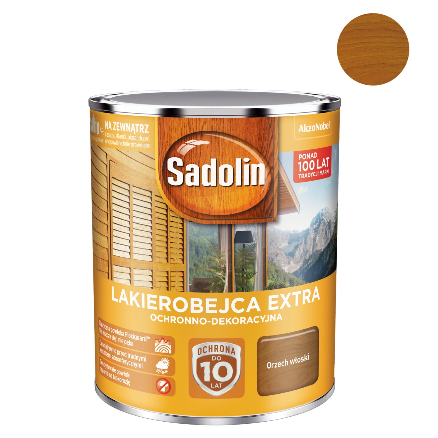 Sadolin Lakierobejca Extra orzech włoski 750 ml