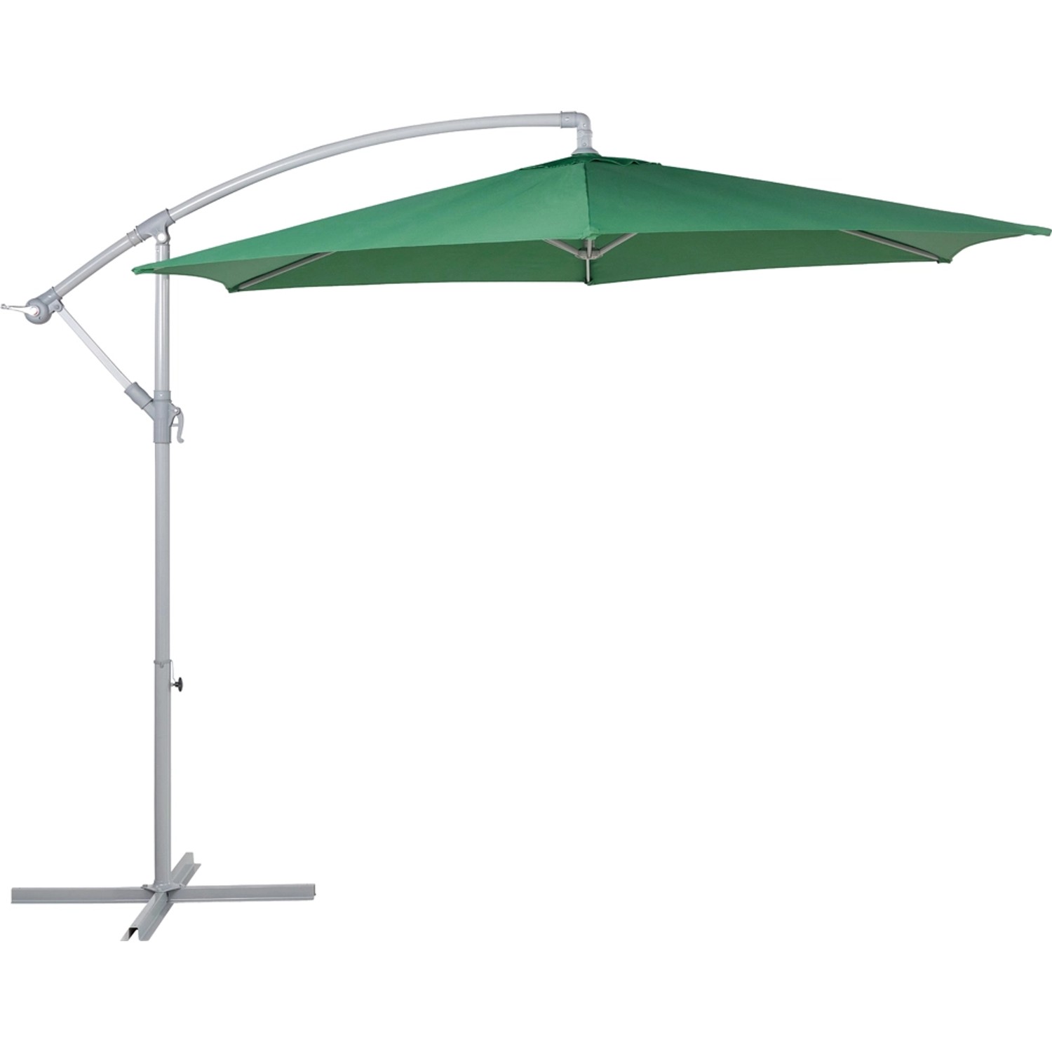 Parasol ogrodowy VALDOSTA zielony - śr. 292 cm