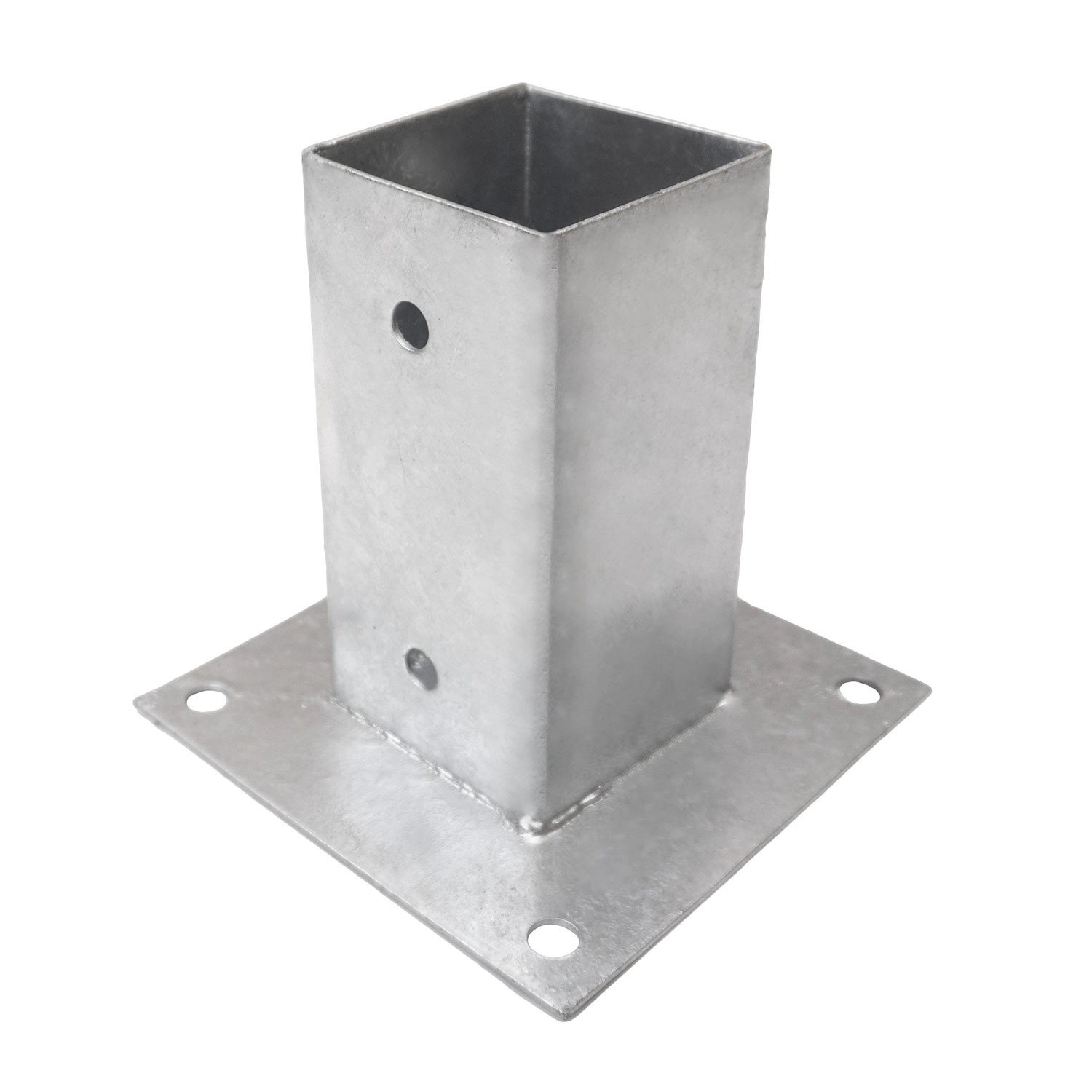 Polargos Podstawa słupka ocynkowana przykręcana 7 x 7 x 15 cm