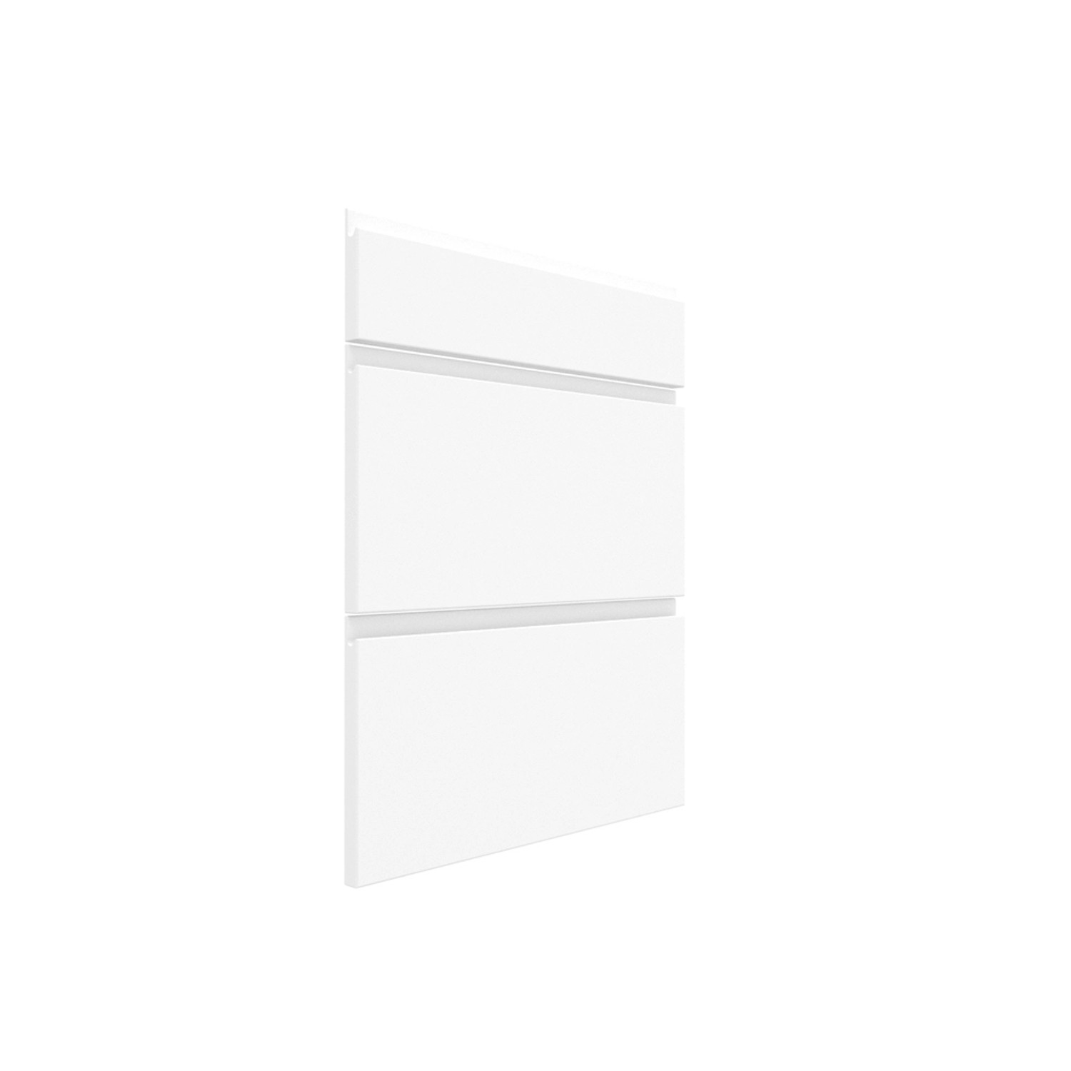 Trzy fronty do szafki z szufladami Verona 50 cm biały mat