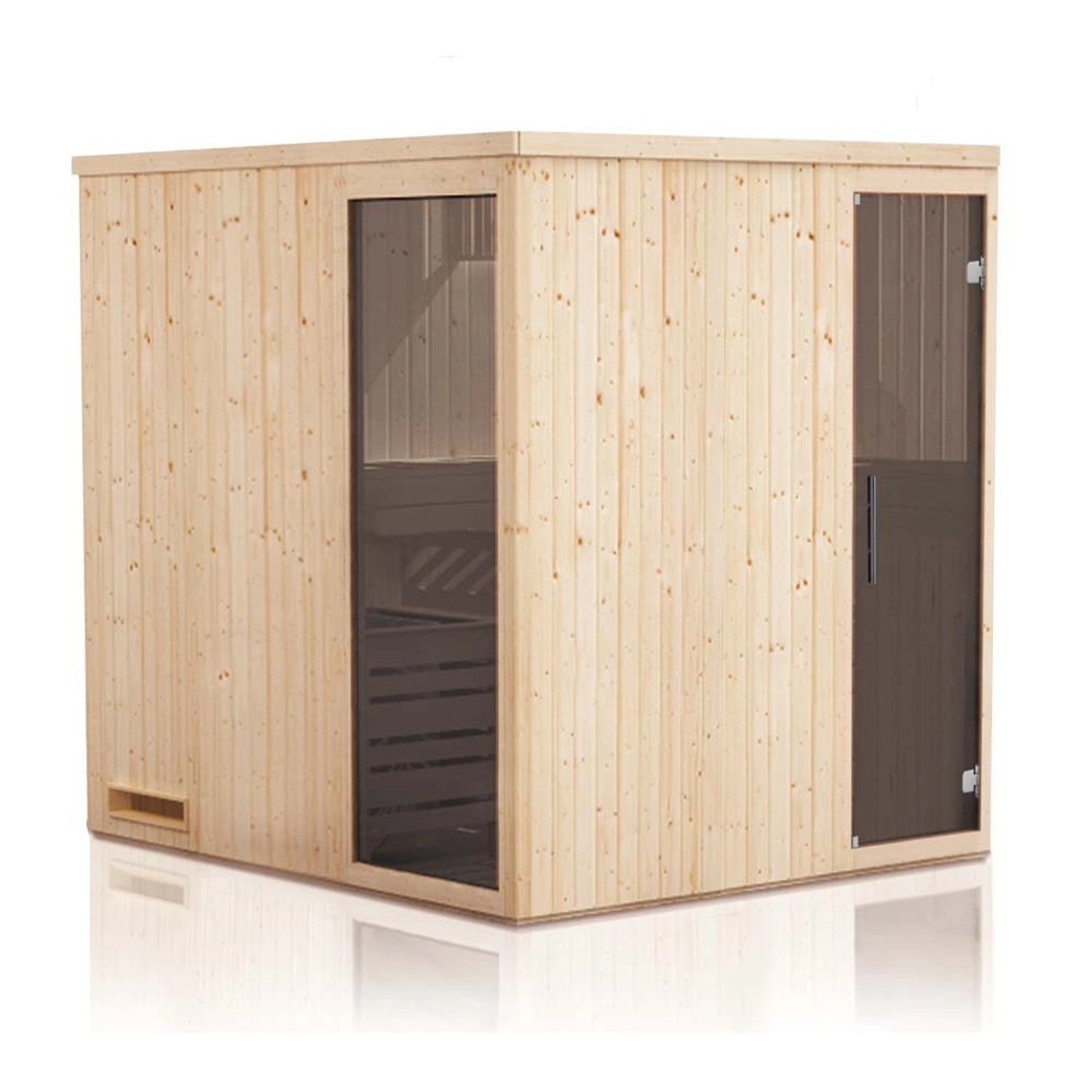 Sauna fińska Family 2020 W1 z witryną 194x194