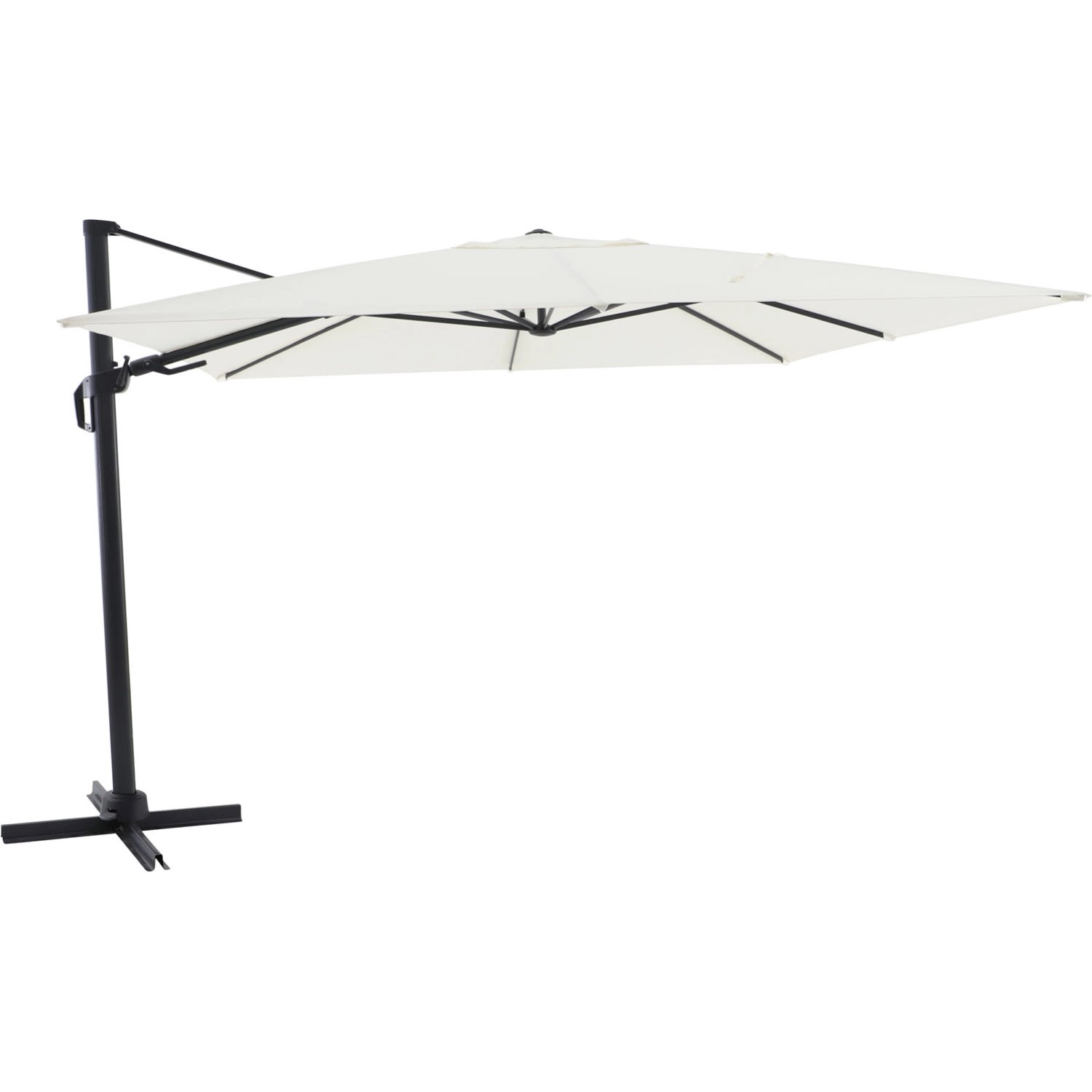 Parasol ogrodowy LAMESA ecru - 330 x 330 cm