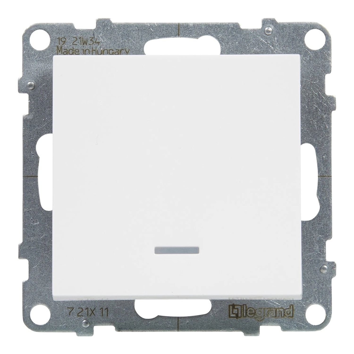 Łącznik jednobiegunowy podświetlany SUNO 10 AX 250 V zaciski automatyczne biały