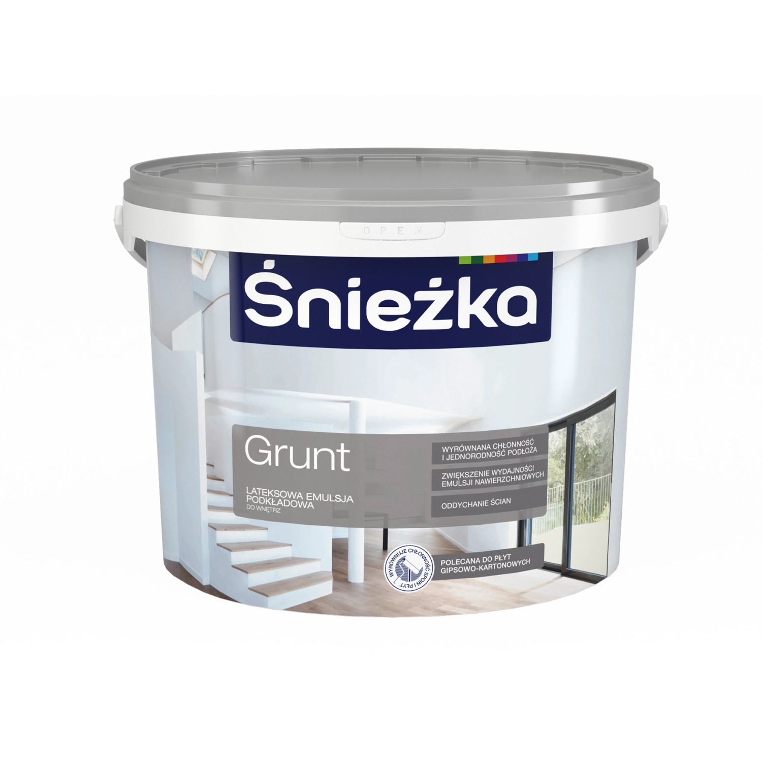 Śnieżka Emulsja Grunt biała 3 l