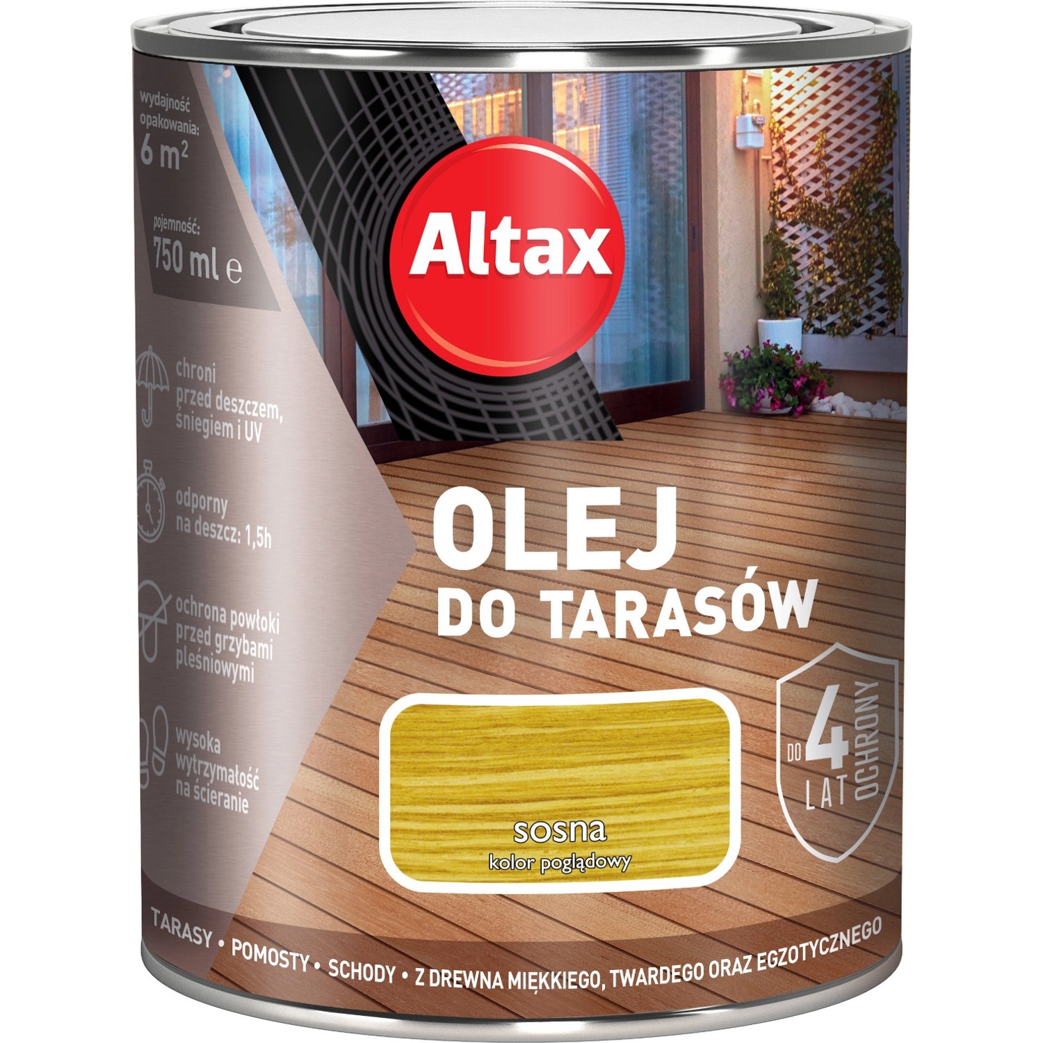 Altax Olej do tarasów sosna 0,75L