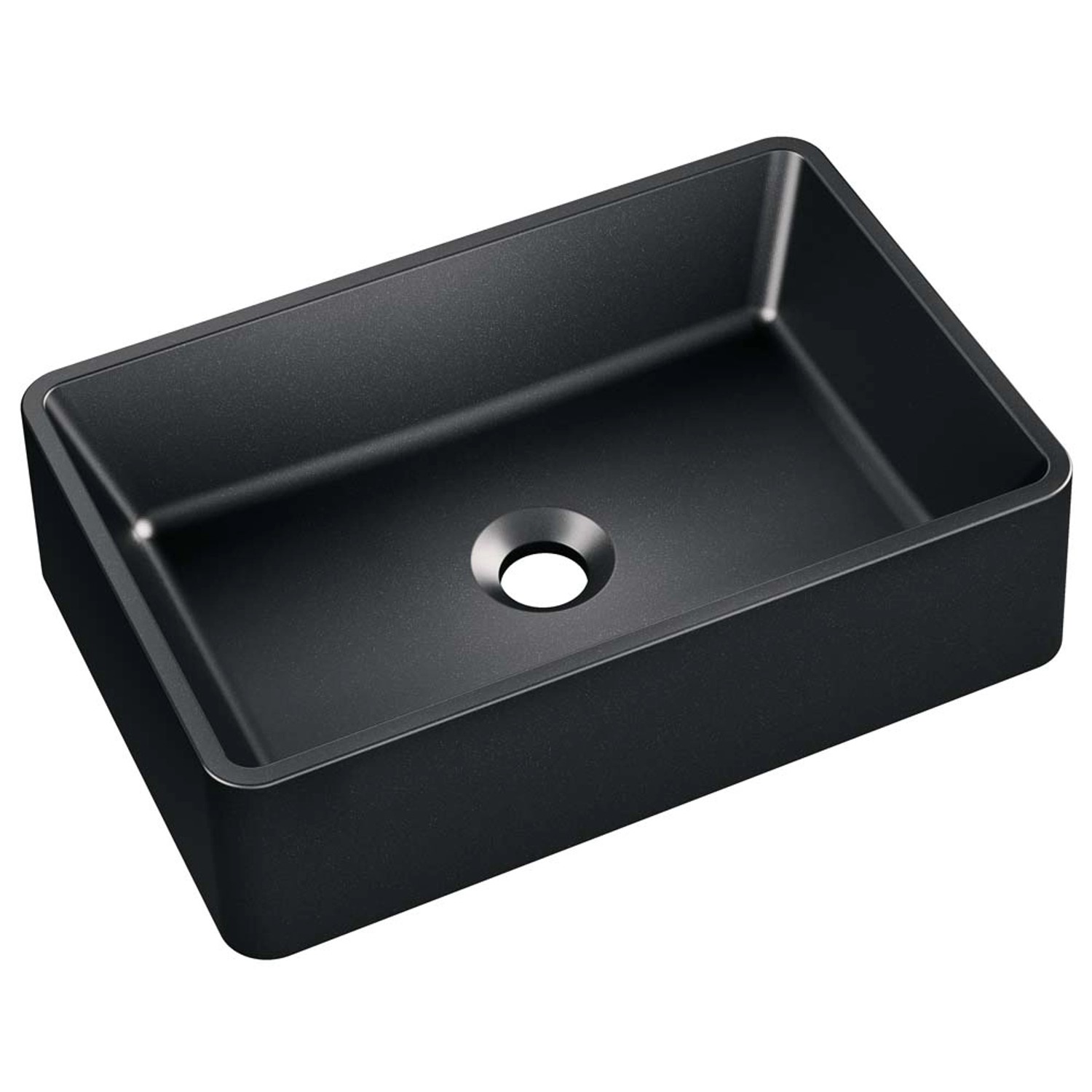 Axis Umywalka RAVA 45 nablatowa granitowa grafitowy