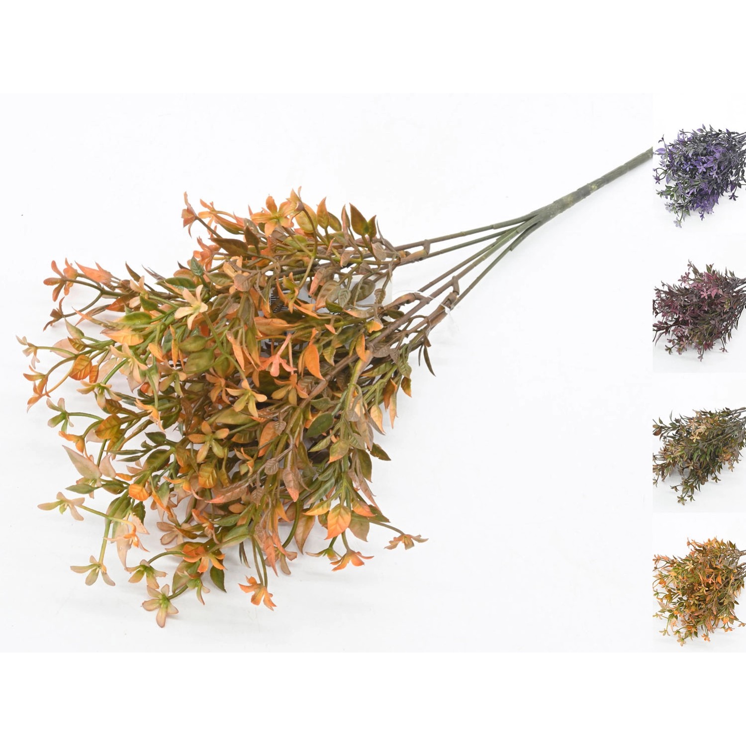 Bukiet sztuczny 5 gałązek, mix kolorów - dł. 35 cm