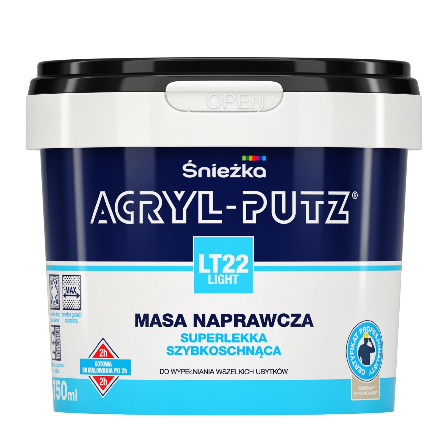 Śnieżka Acryl-Putz LT22 masa naprawcza 0,75 kg