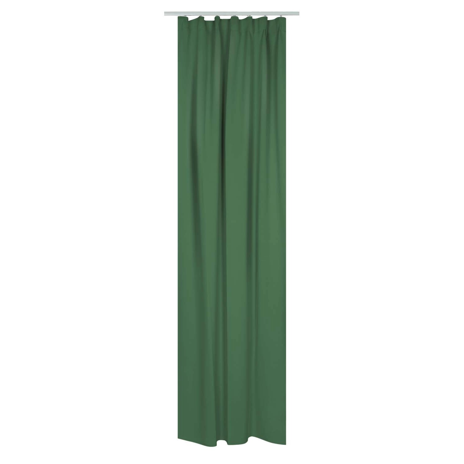 Zasłona DARK zaciemniająca na taśmie 140 x 270 cm zielona