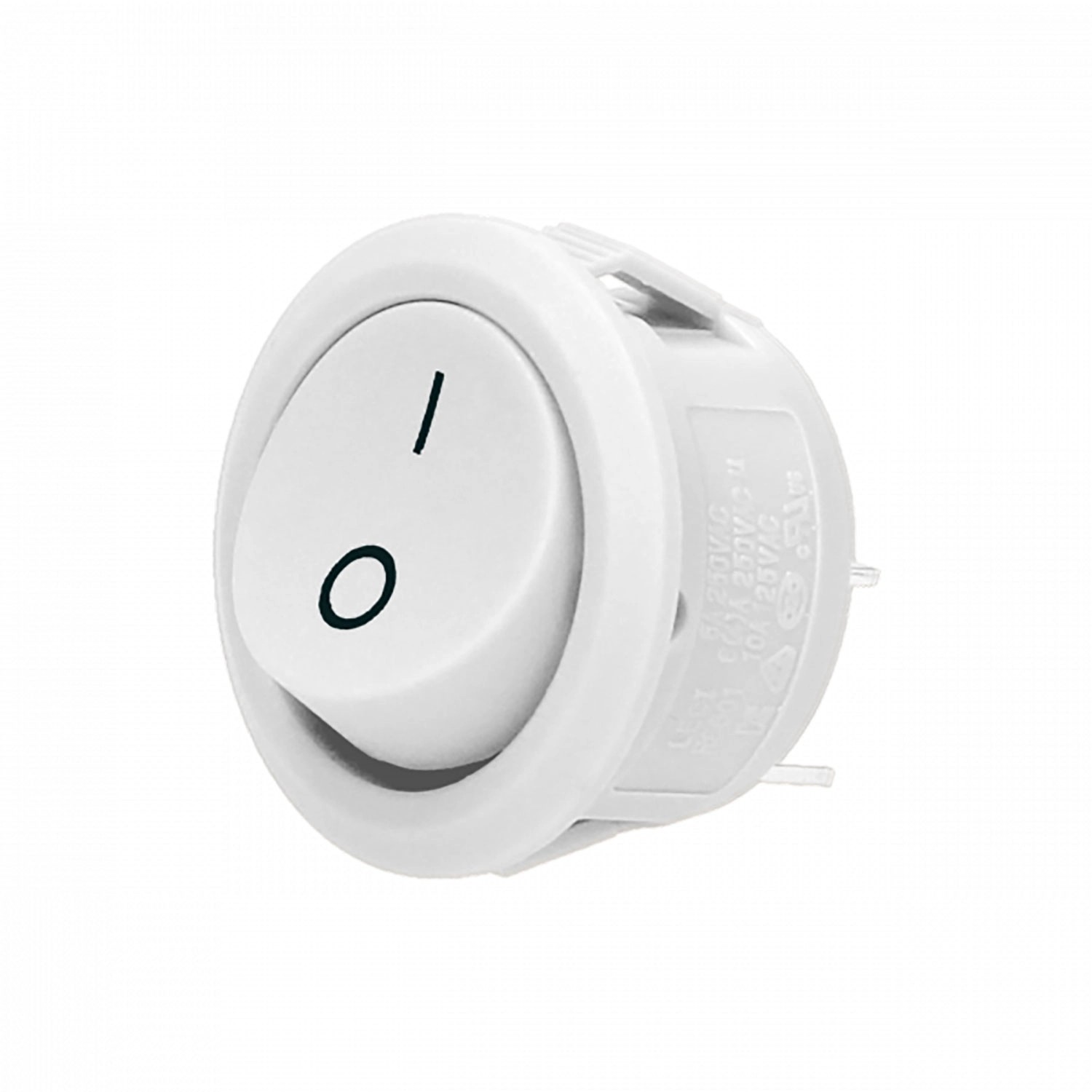 Orno Łącznik kołyskowy okrągły biały