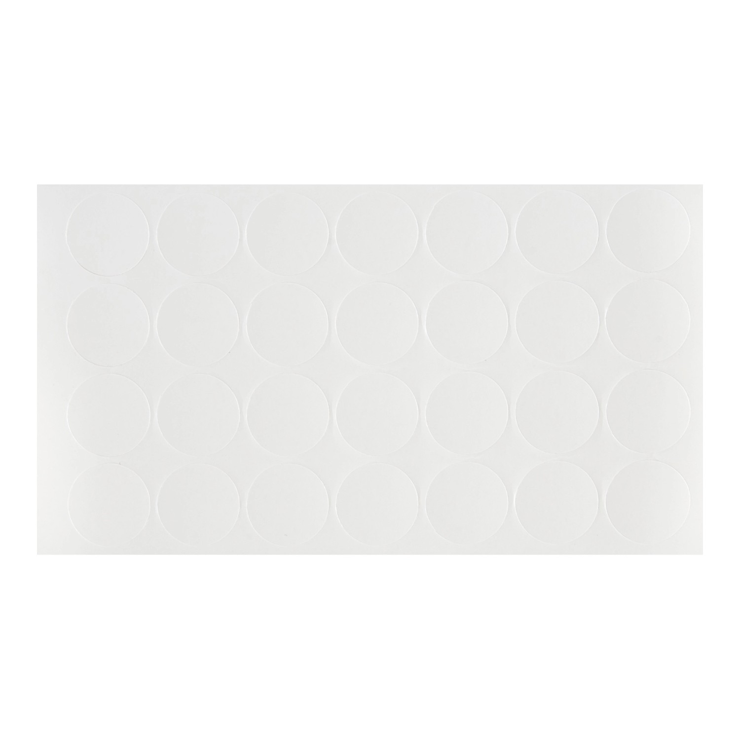 Zaślepki samoprzylepne, kolor biały, średnica: 20 mm