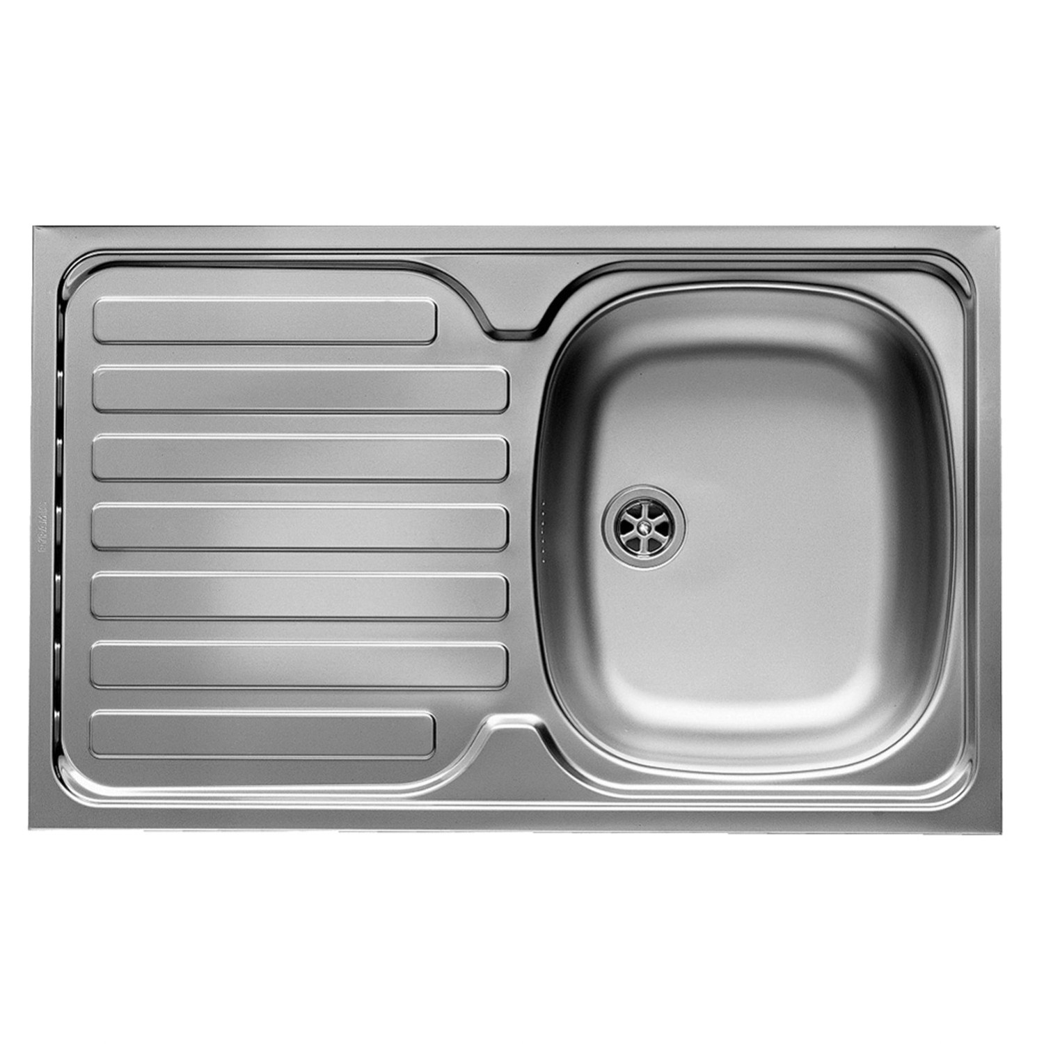 Pyramis Zlewozmywak INTL 1-kom. gładki 50x80 cm