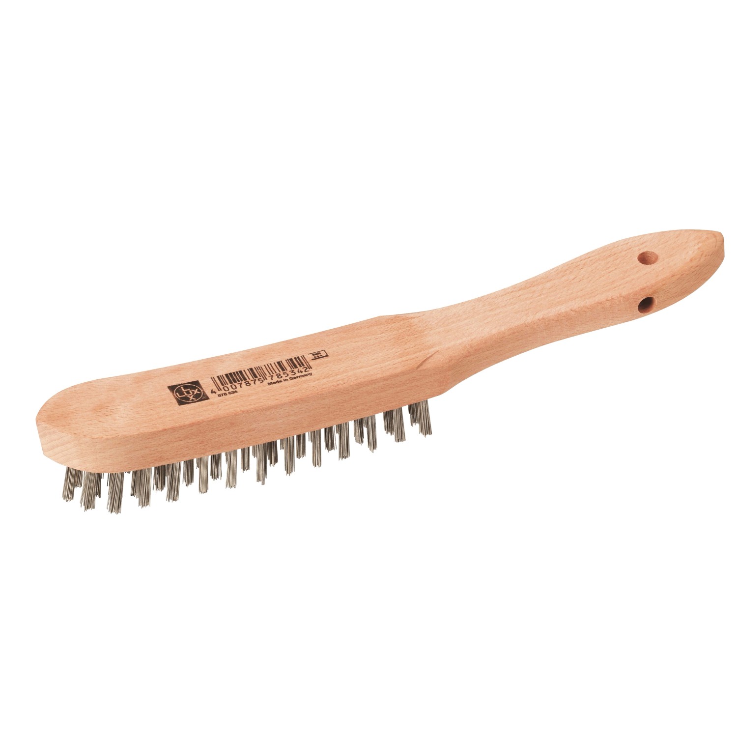 LUX Szczotka druciana 4-rzędowa