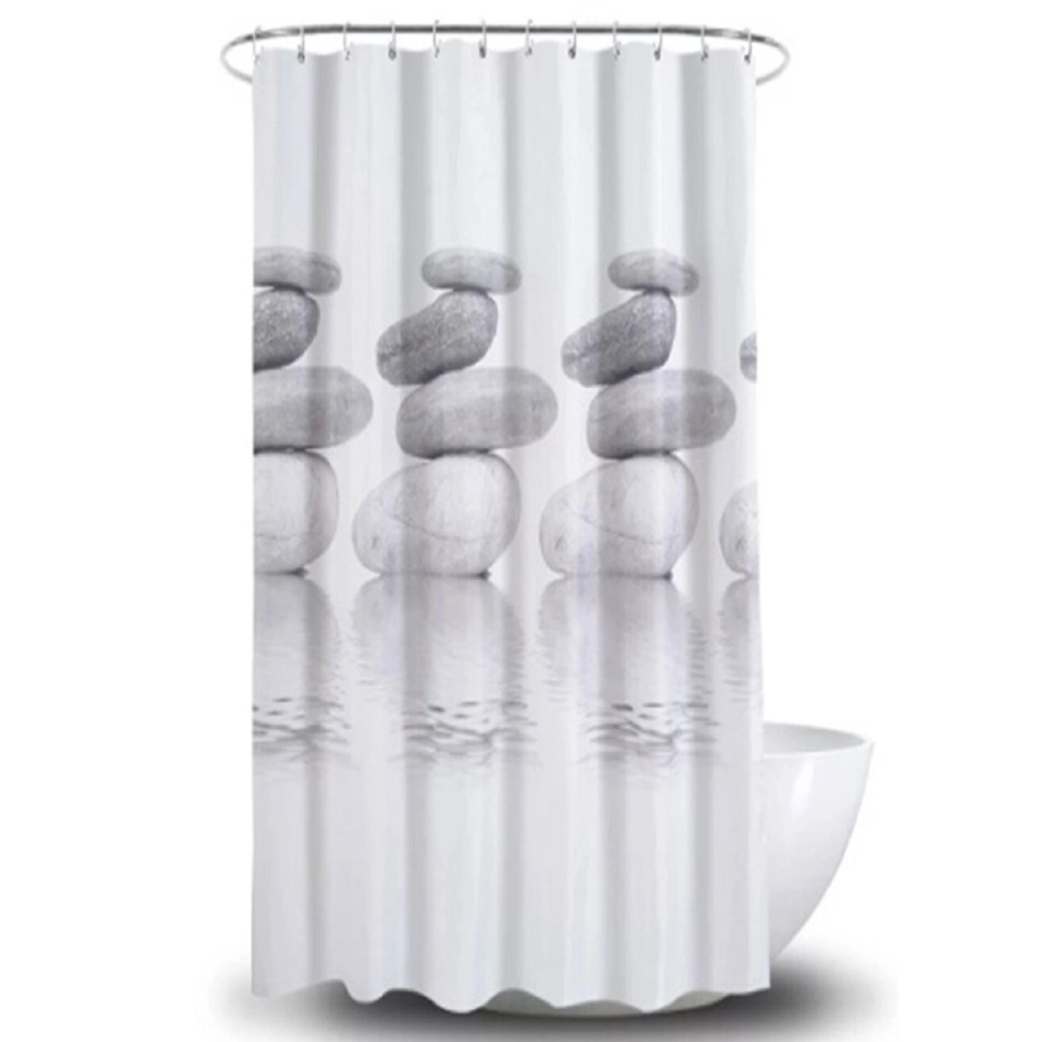 Zasłonka prysznicowa Stone, 180x200