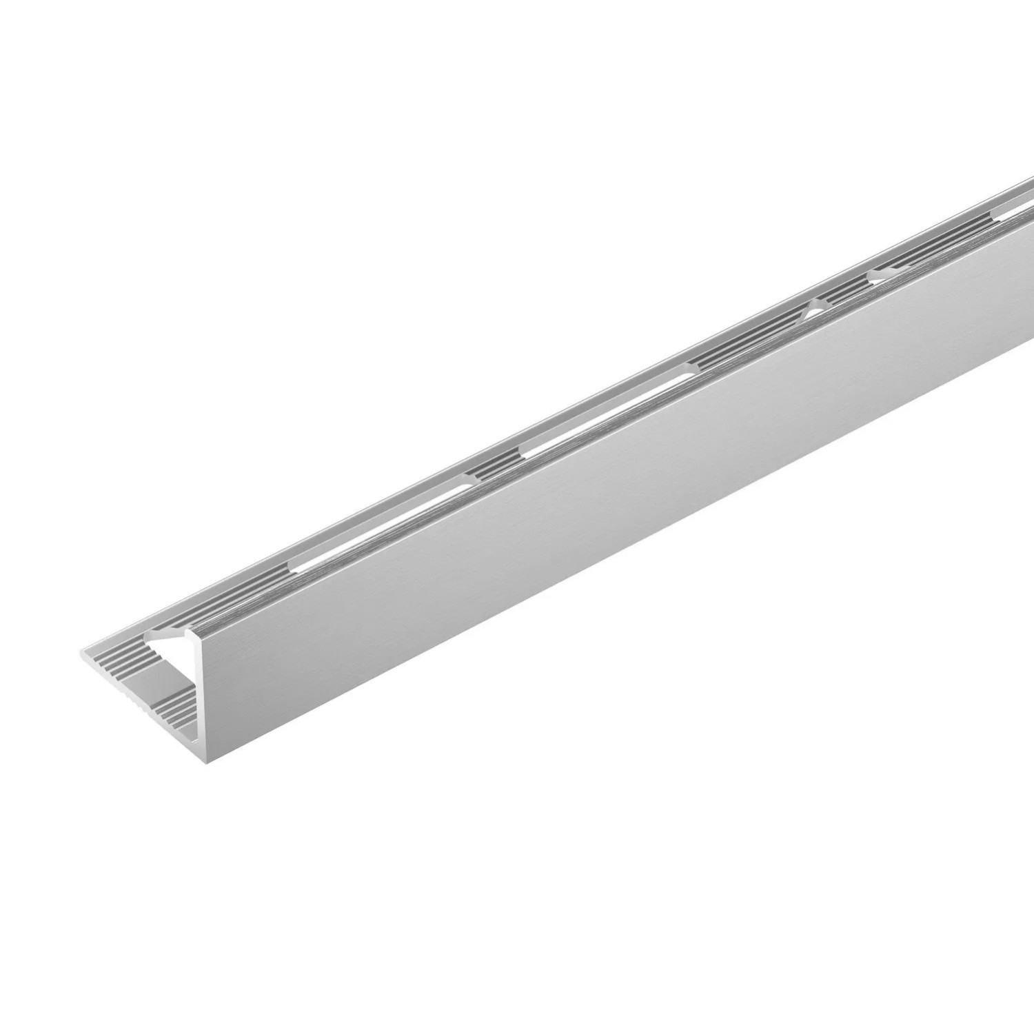 Cezar Profil aluminiowy do glazury Naturalny 8x1x3000 mm