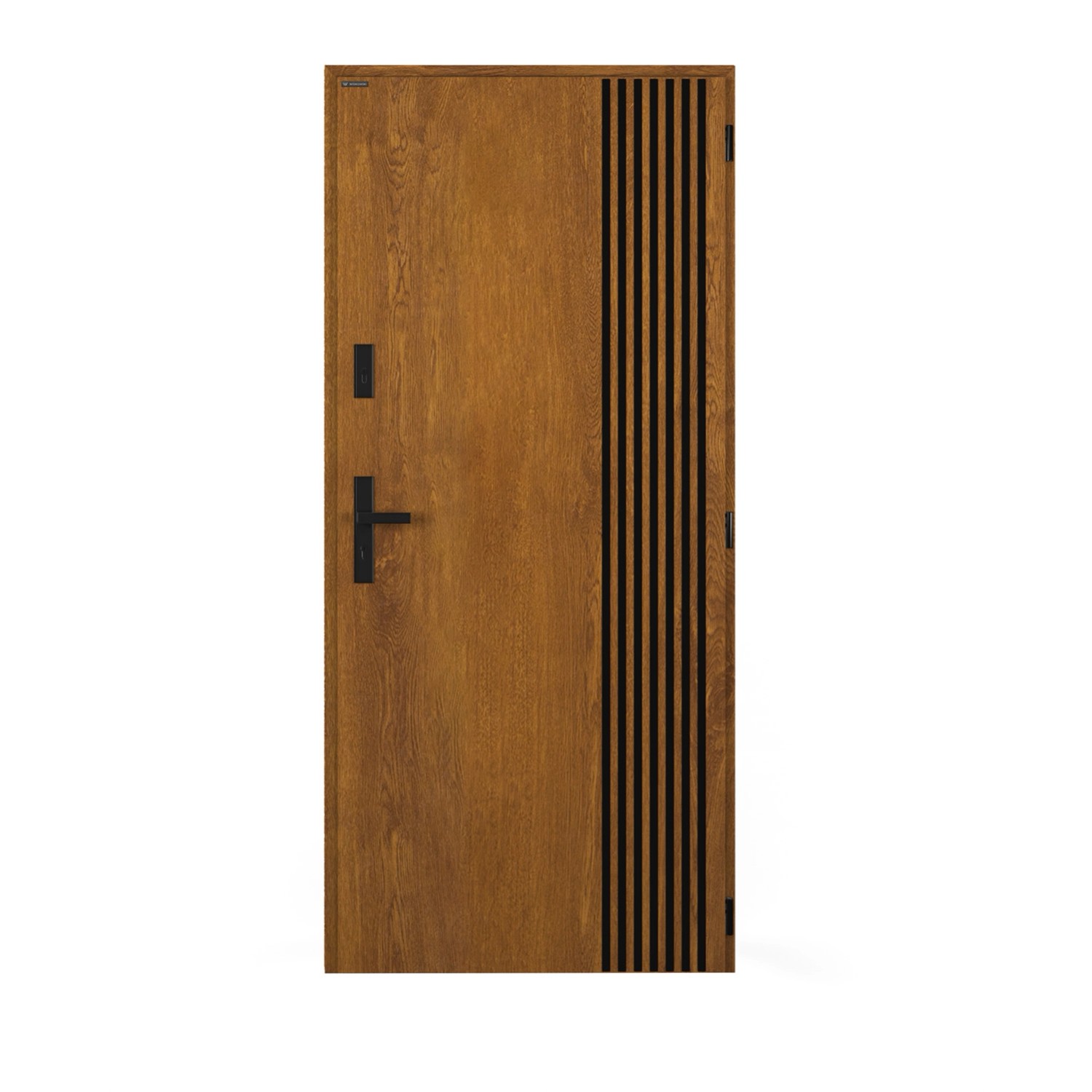 Drzwi zewnętrzne TARGO PEŁNE złoty dąb 80P