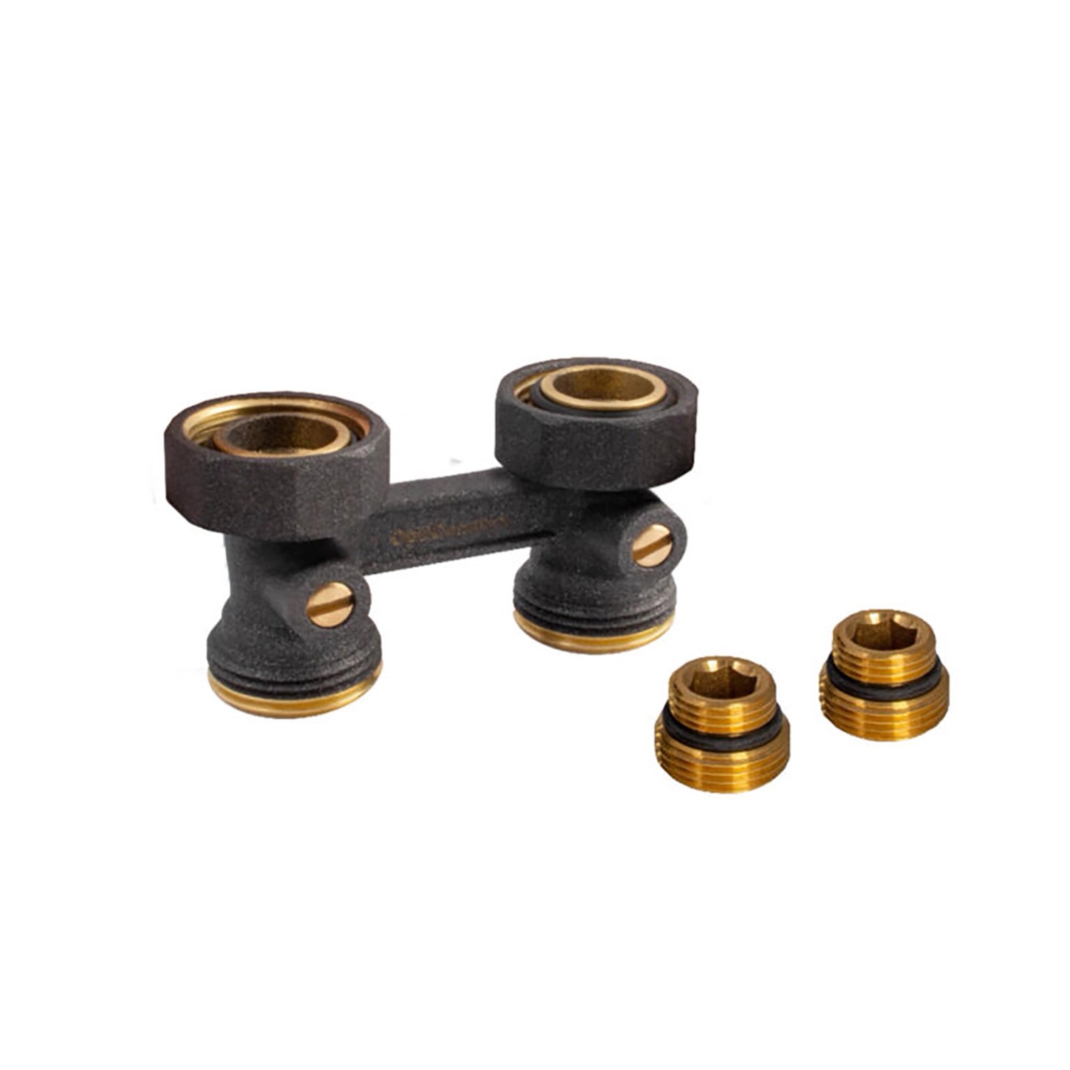 Idmar Przyłącze grzejnika proste antracyt do typ V