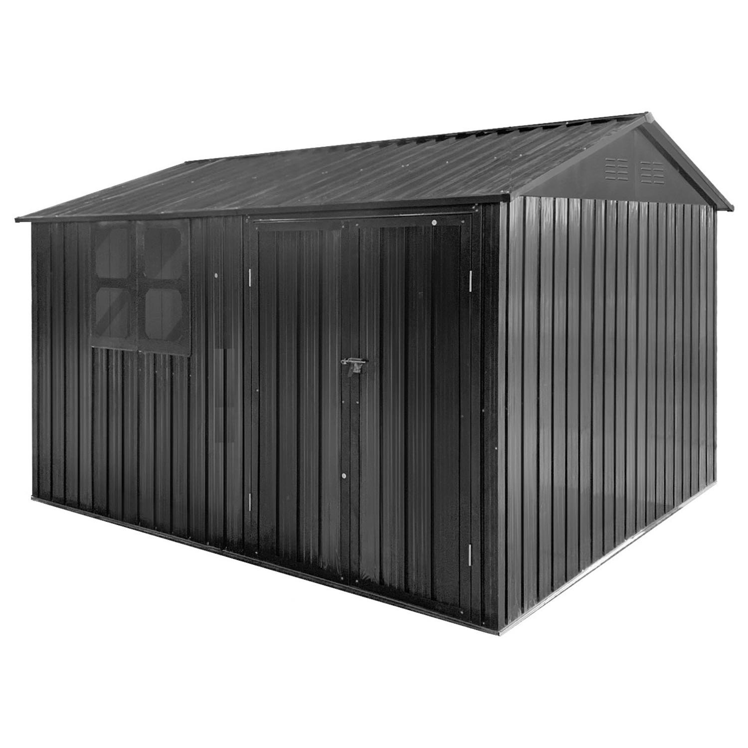 Domek ogrodowy Bonnie antracyt - 375 x 286 cm, wys. 162 cm