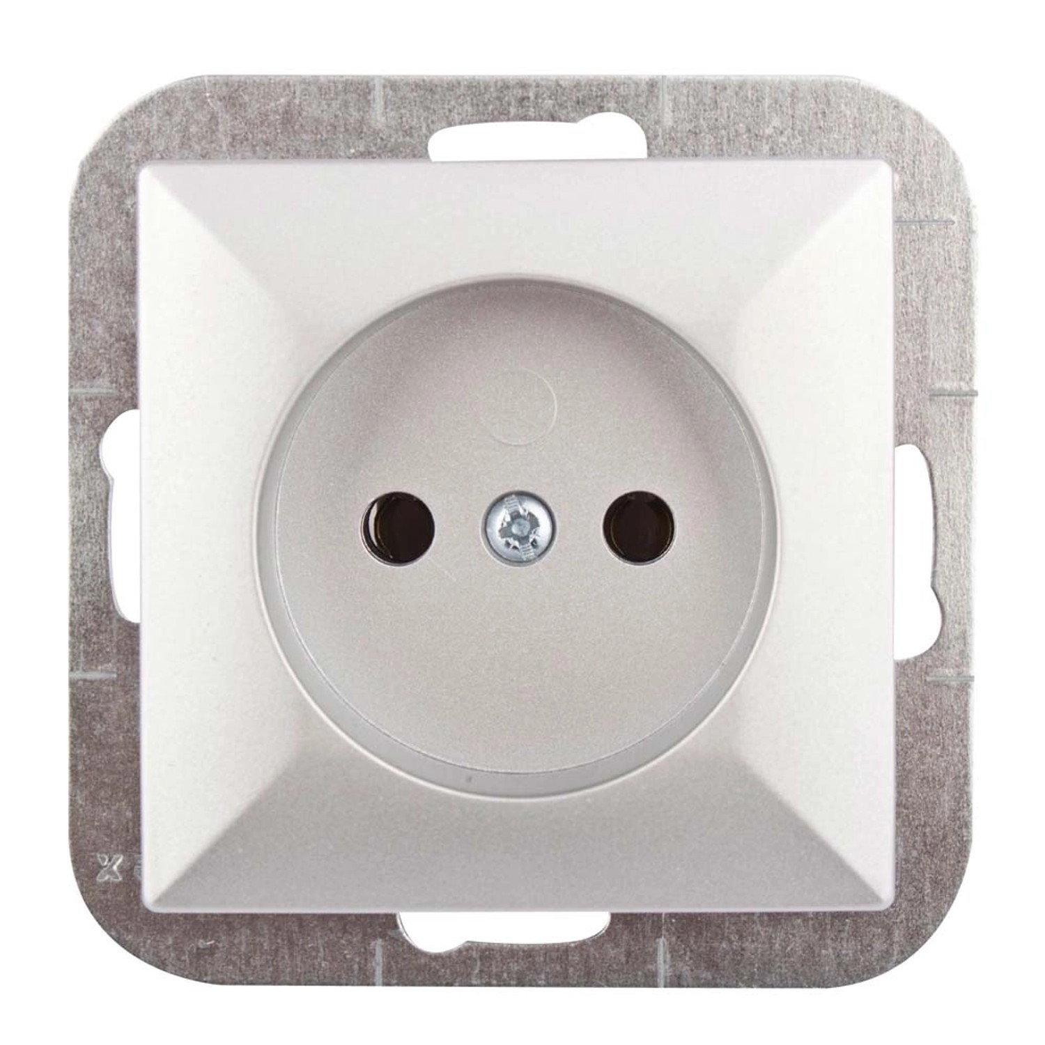 Gniazdo Perła pojedyncze b/u srebrne