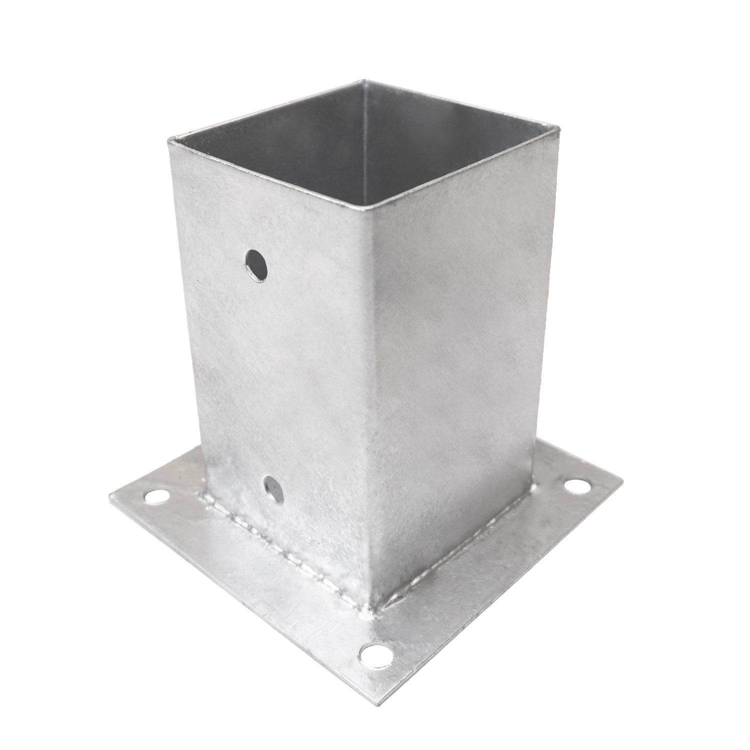 Polargos Podstawa słupka ocynkowana przykręcana 9 x 9 x 15 cm