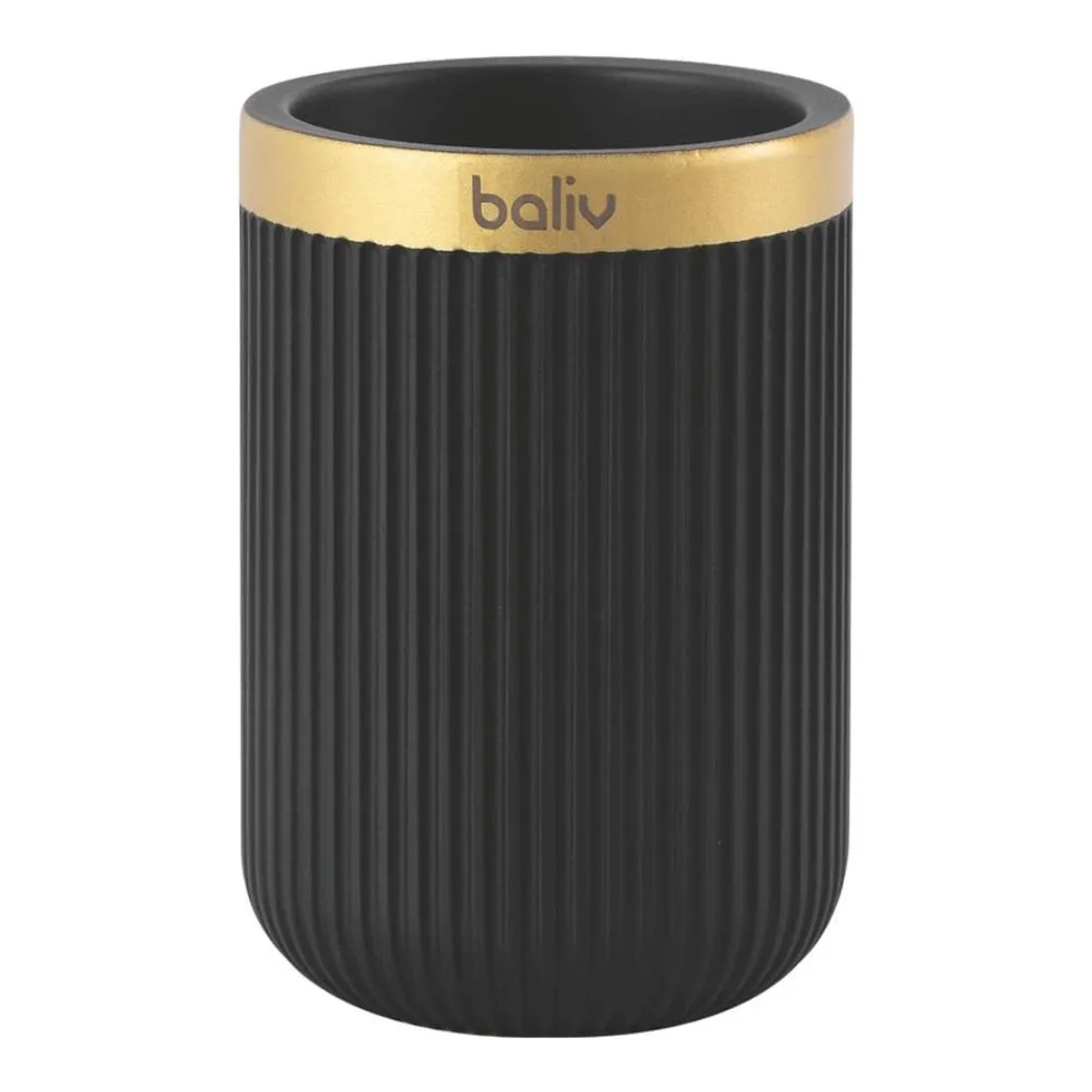 Baliv Kubek łazienkowy złoto-czarny