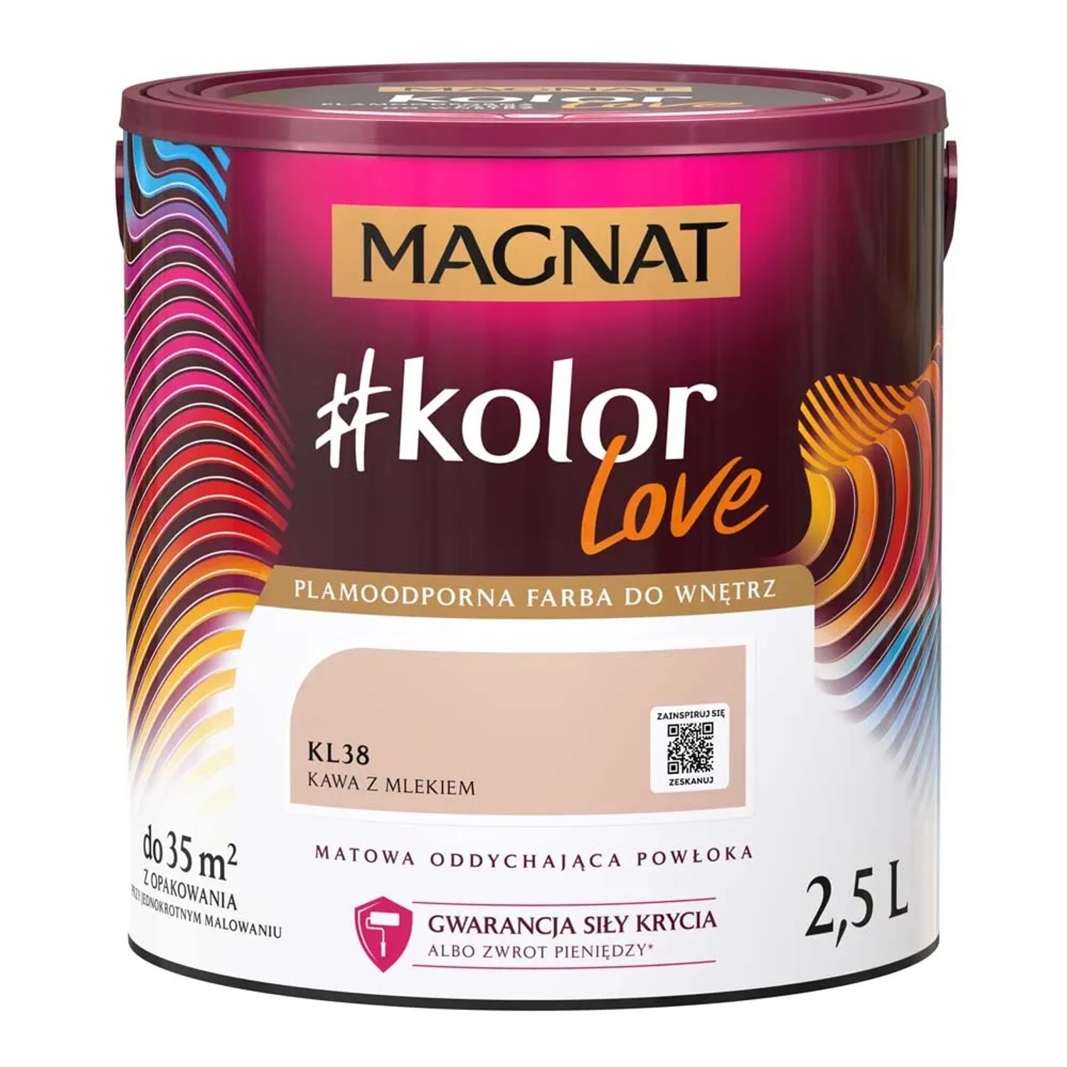 Farba Magnat KolorLove kawa z mlekiem 2,5 l