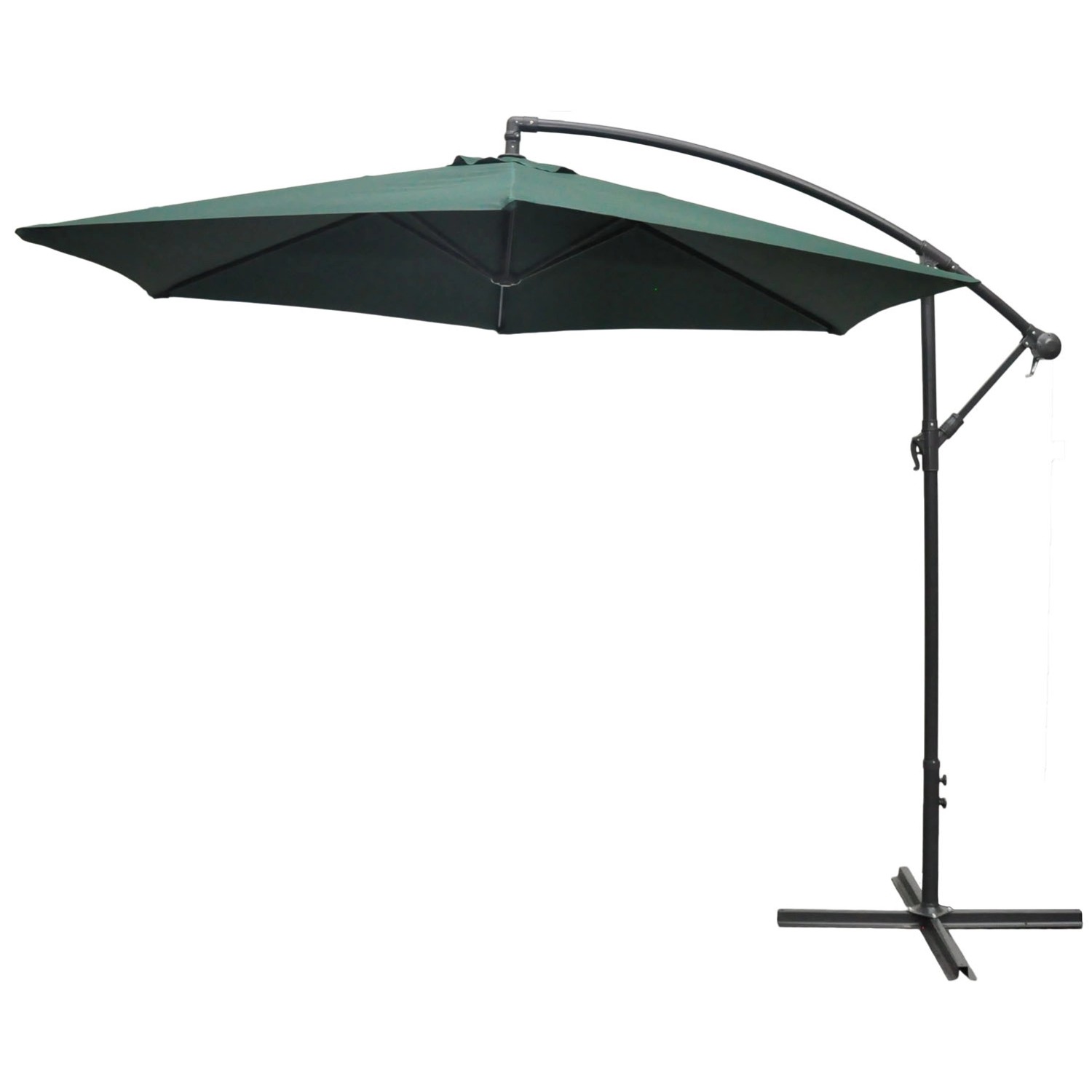 Parasol ogrodowy BANANA zielony - 300 x 300 cm