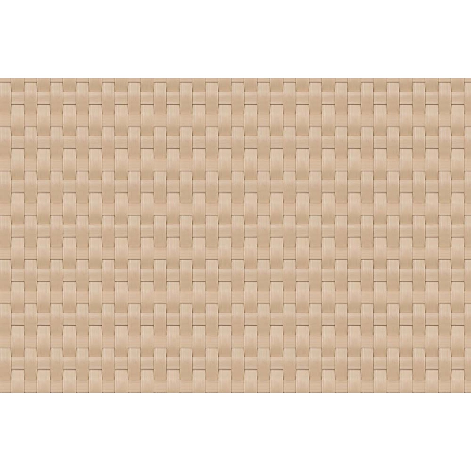 Mata rattanowa na wymiar beżowa - 10 x 110 cm