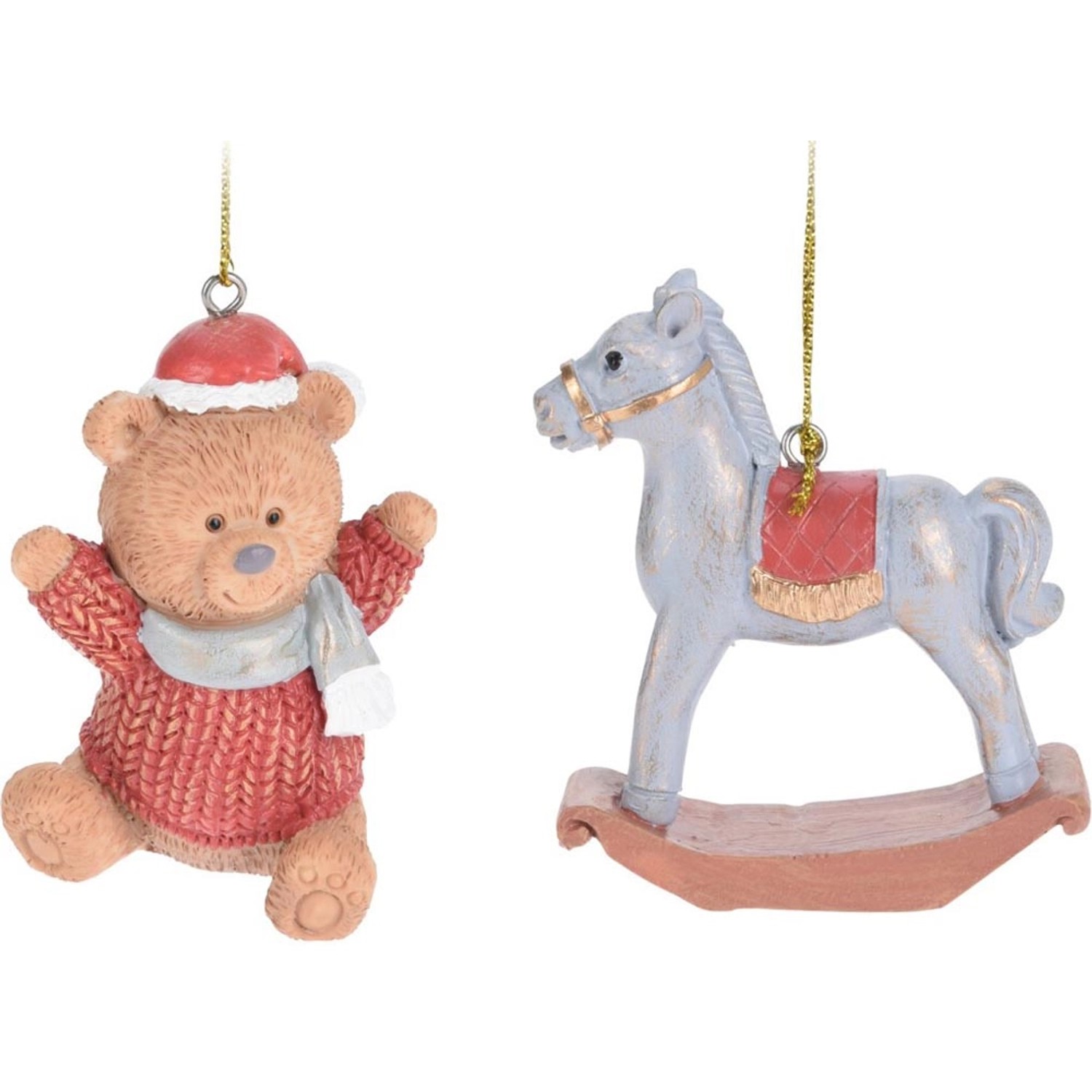 Zawieszka MIŚ/KONIK, mix - 5x7 cm