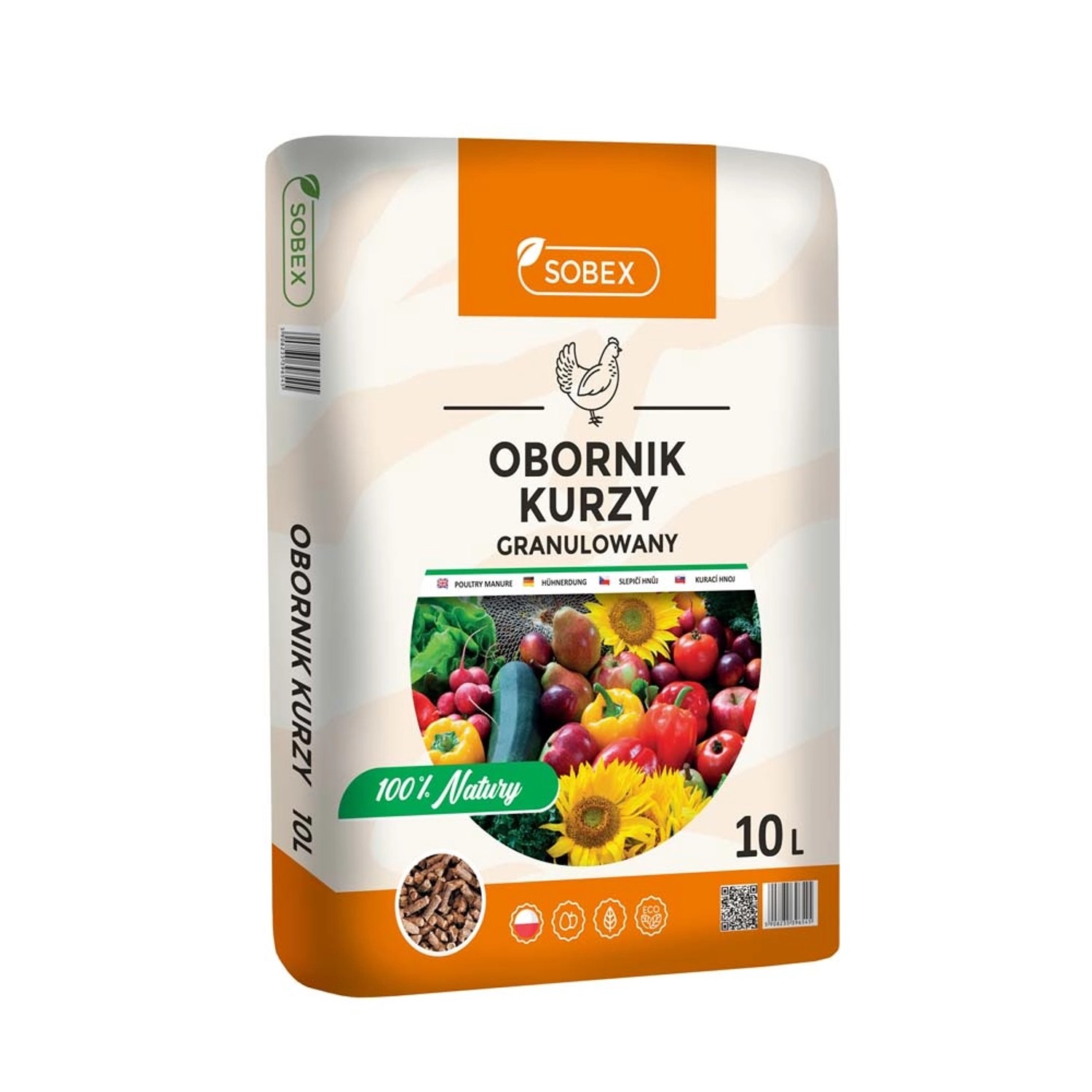 Sobex Obornik kurzy granulowany 10 L.