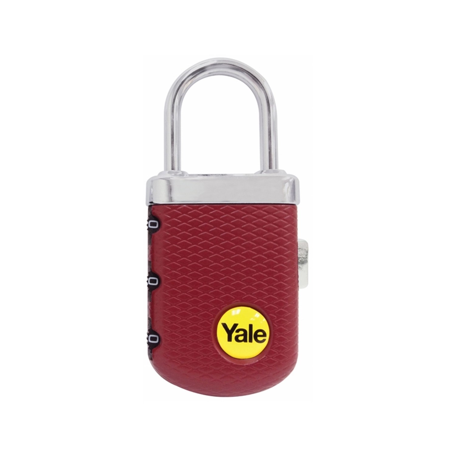 Yale Kłódka podróżna burgund