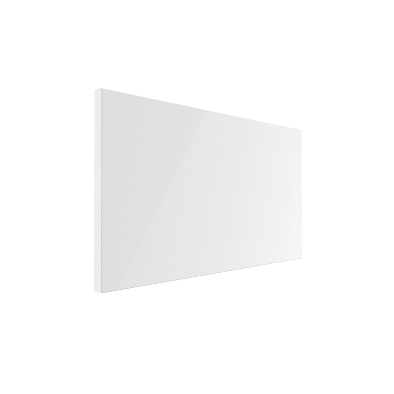 Zaślepka do korpusu górnego nad lodówką Roma 57,5 x 35,6 cm biały połysk