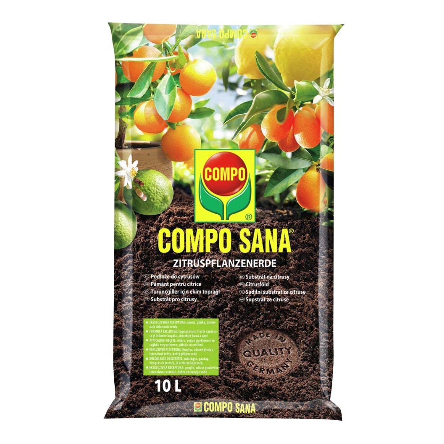 Compo Sana Podłoże do cytrusów - 10 l