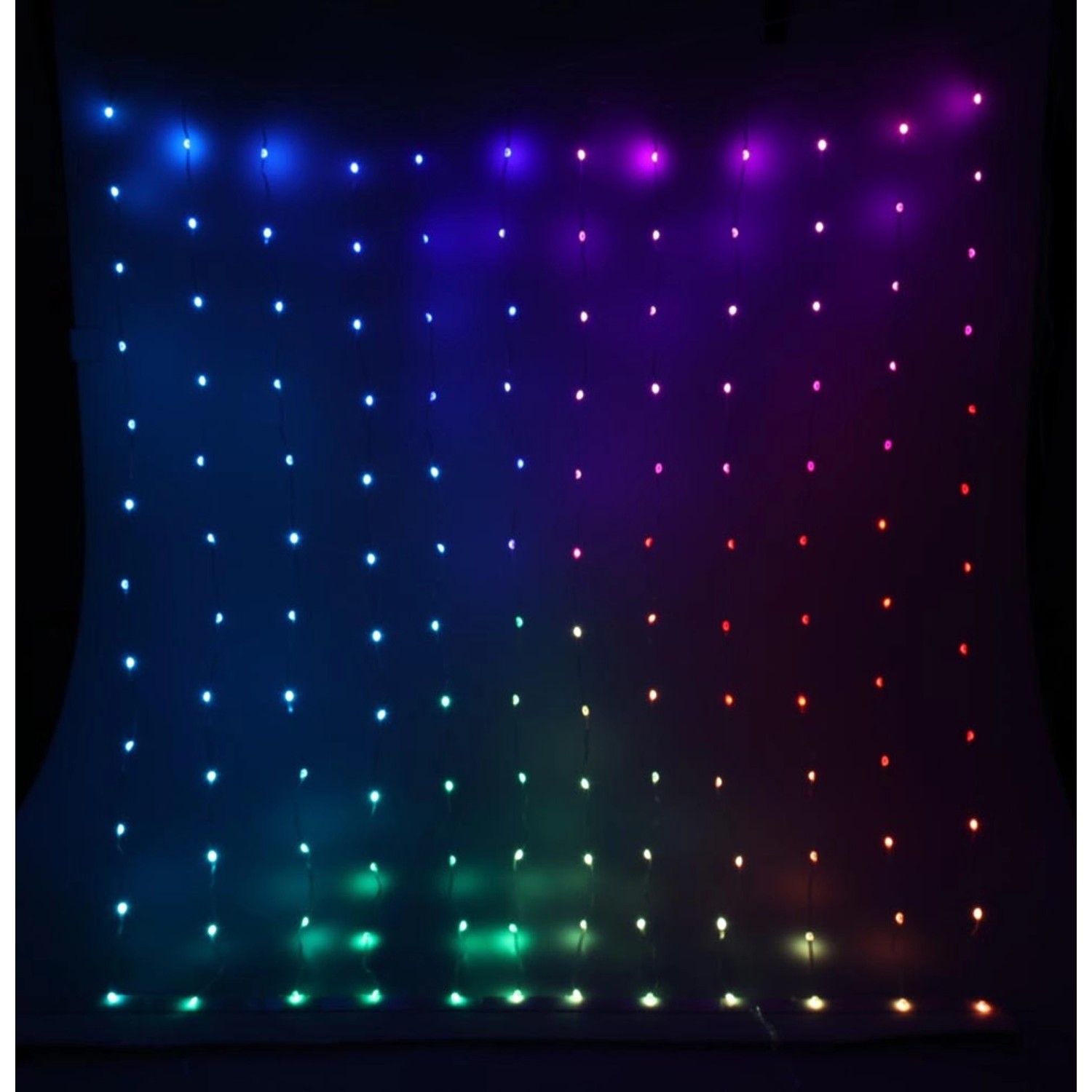 Kurtyna wew./zewn. 400 LED multikolor