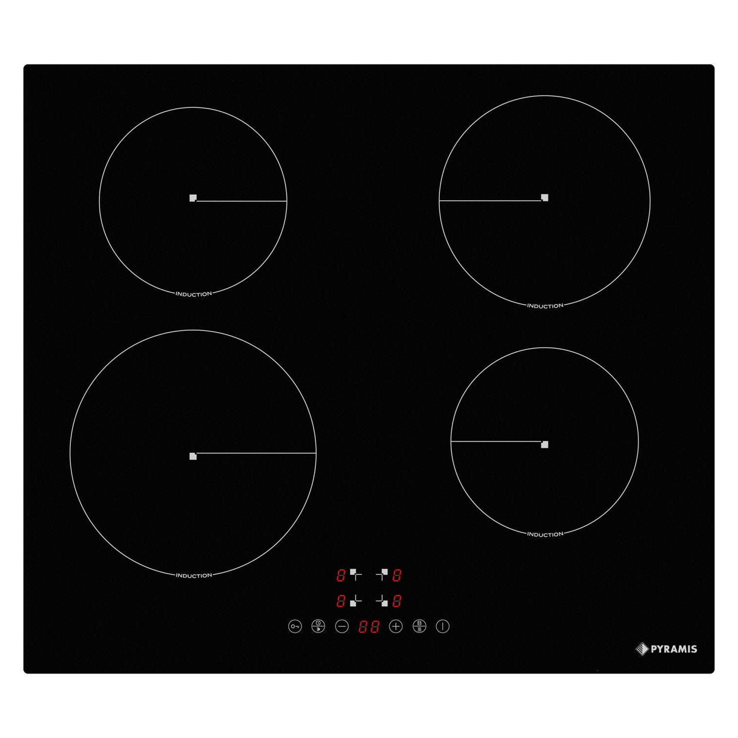 Pyramis Płyta indukcyjna PHI62430FMB czarna 59 cm