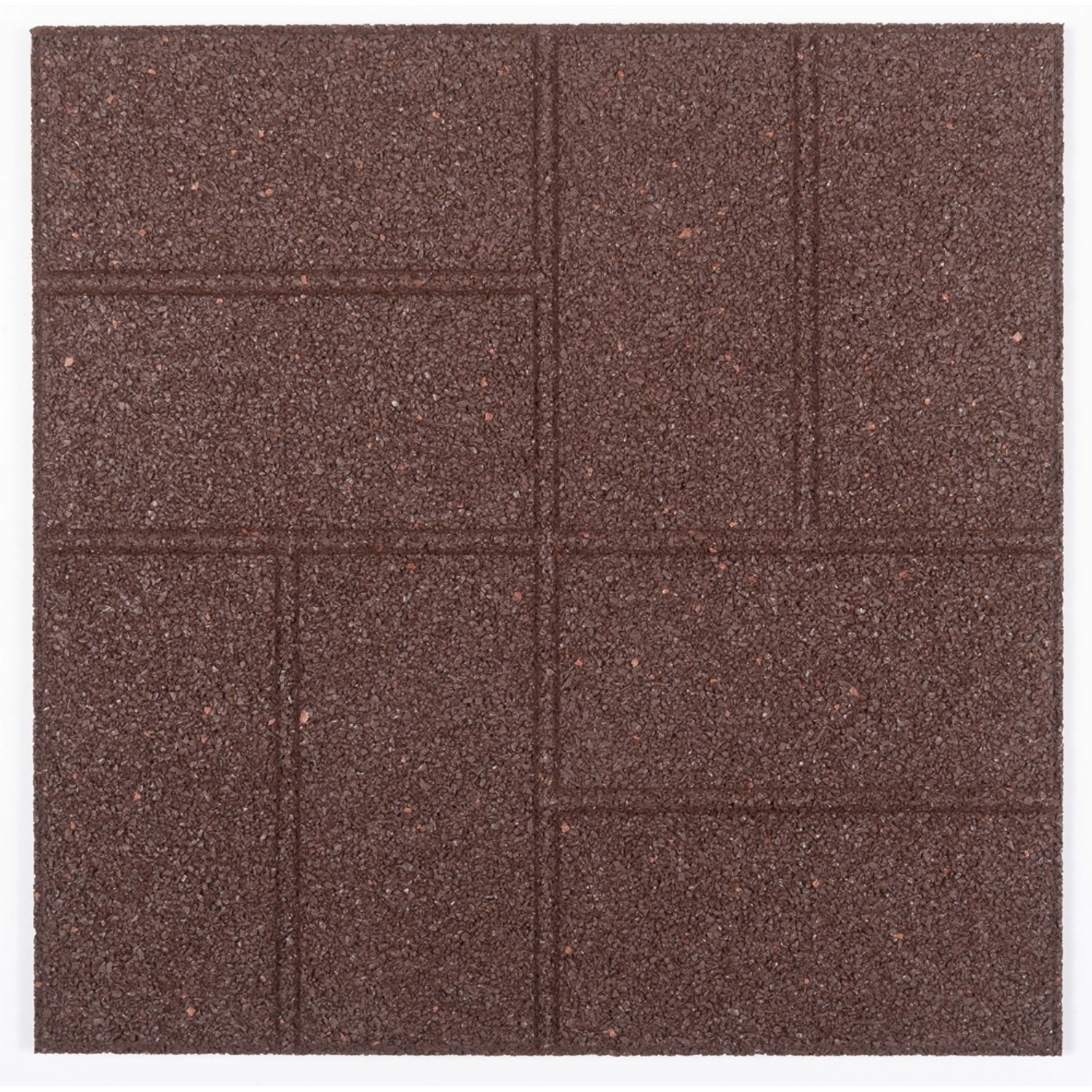 Płyta recyklingowa Cobblestone brąz - 40 x 40 cm