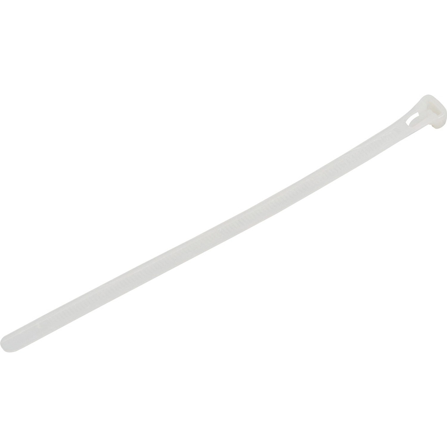 LUX Opaski do kabli białe 7,6 x 200 mm 25 szt.