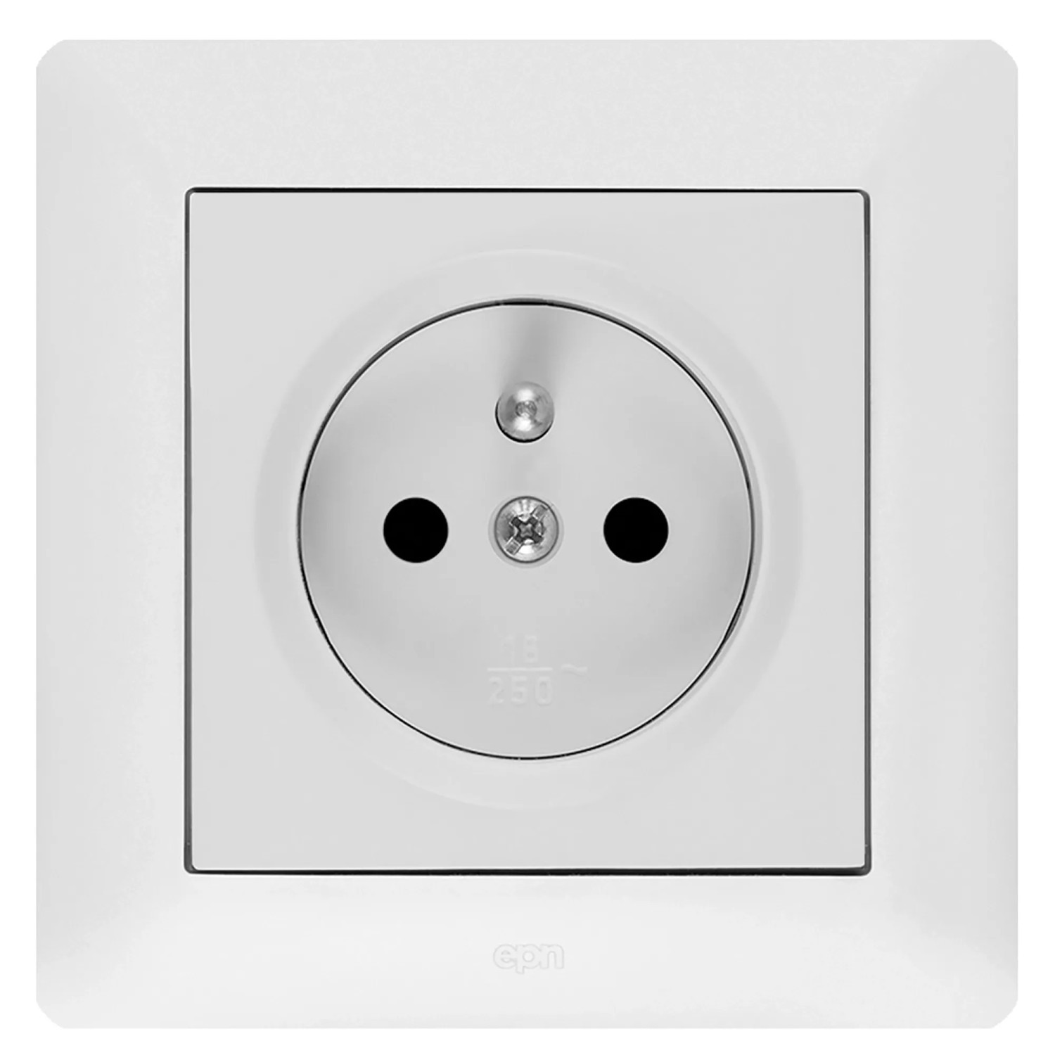Elektro-Plast Gniazdo Astoria pojedyńcze 2P+Z białe