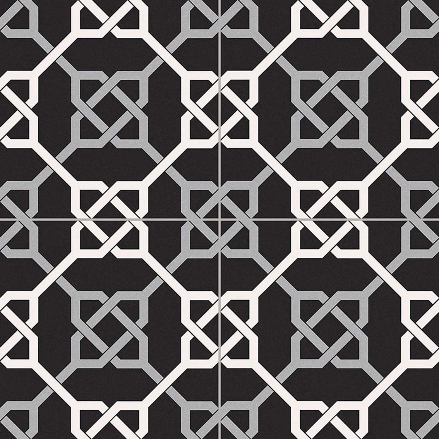 Gres szkliwiony Nautic black 33,15 x 33,15 cm