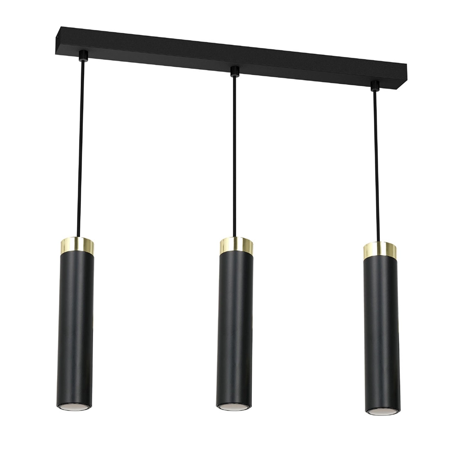 MiLAGRO Lampa JOKER czarno-złota 3xGU10 8W